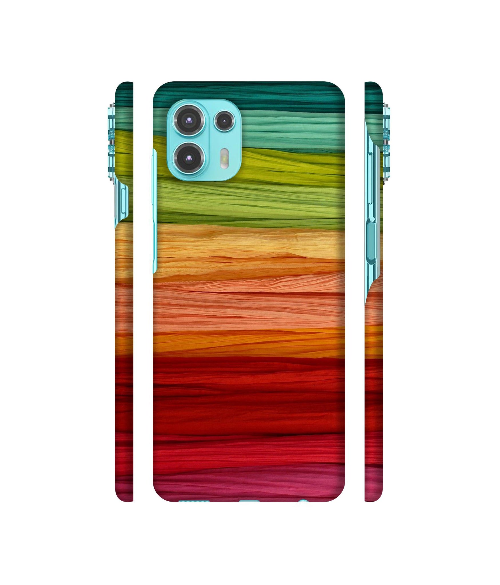 Colorful Thread Designer Hard Back Cover for Motorola edge 20 Fusion 5G