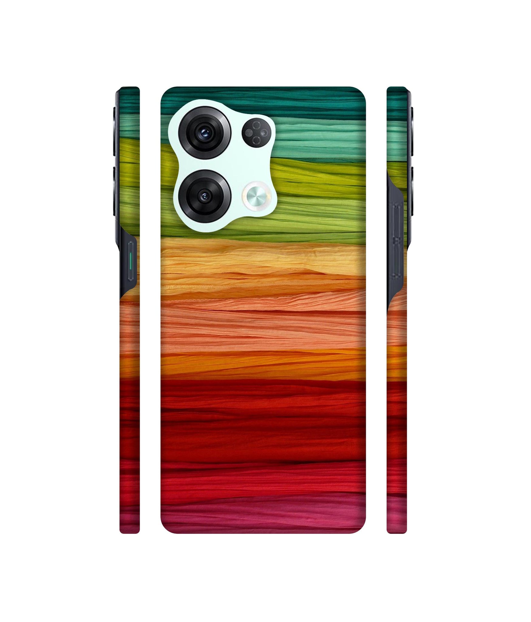 Colorful Thread Designer Hard Back Cover for Oppo Reno8 Pro 5G