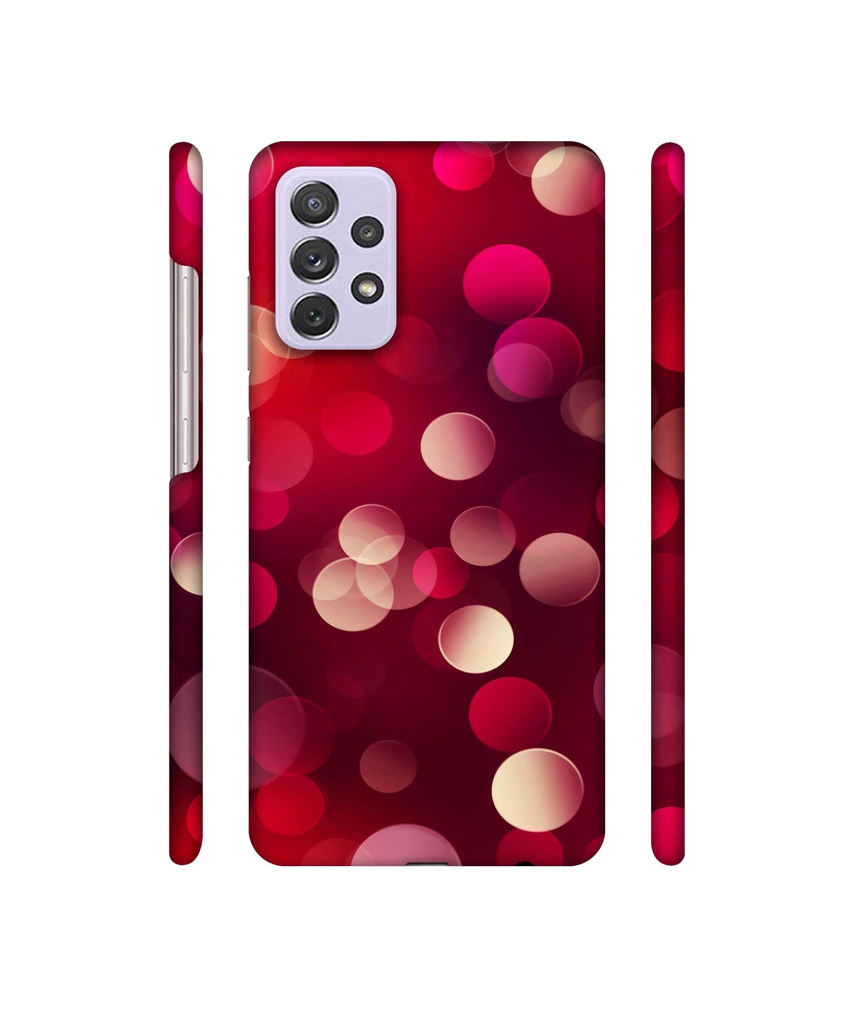 3D Circles Designer Hard Back Cover for Samsung Galaxy A72 4G