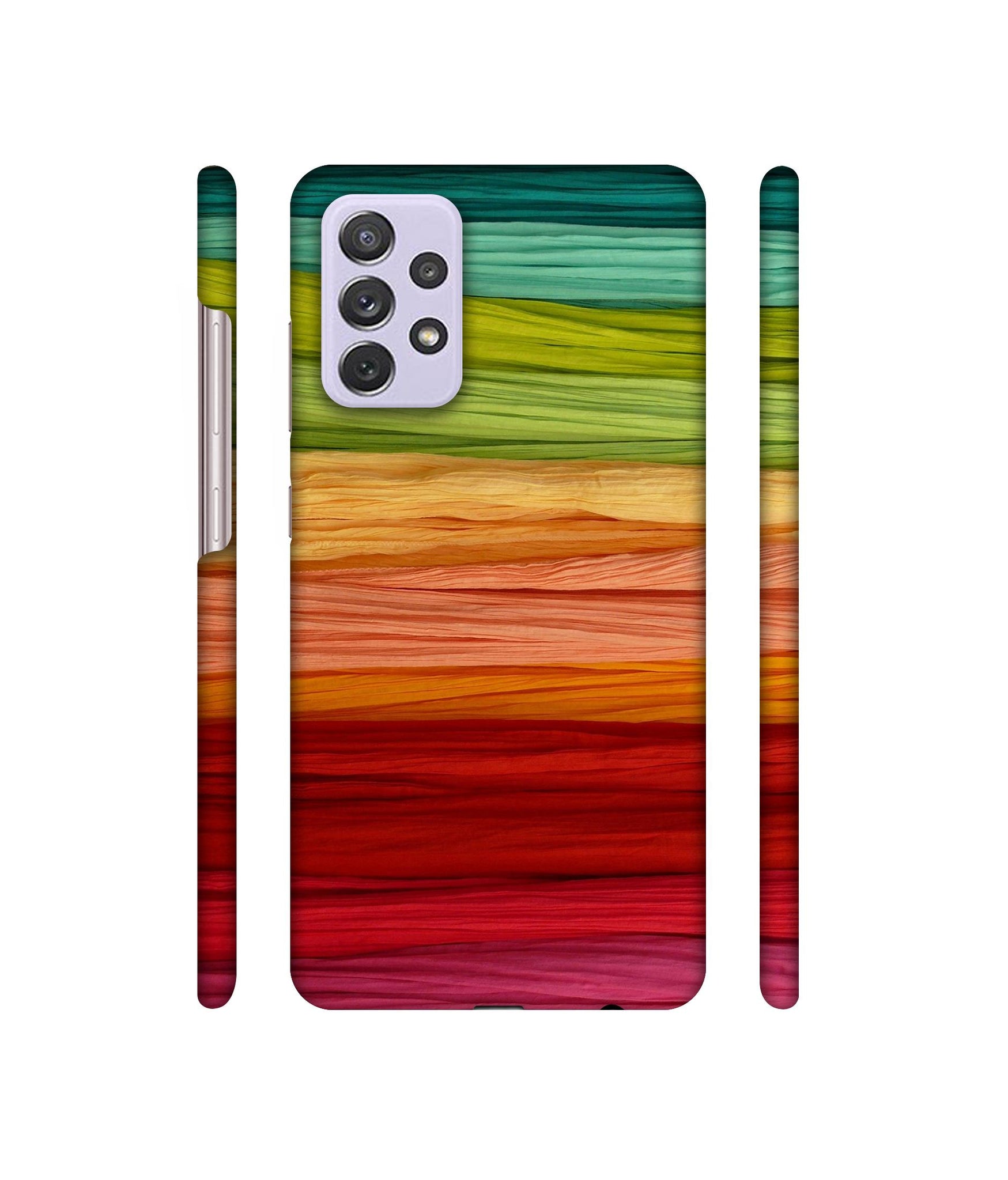 Colorful Thread Designer Hard Back Cover for Samsung Galaxy A72 4G
