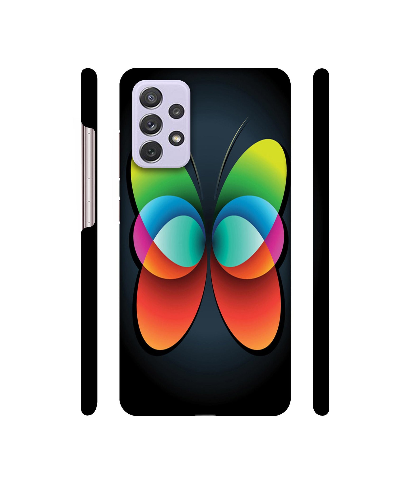 Colourfull Butterfly Designer Hard Back Cover for Samsung Galaxy A72 4G