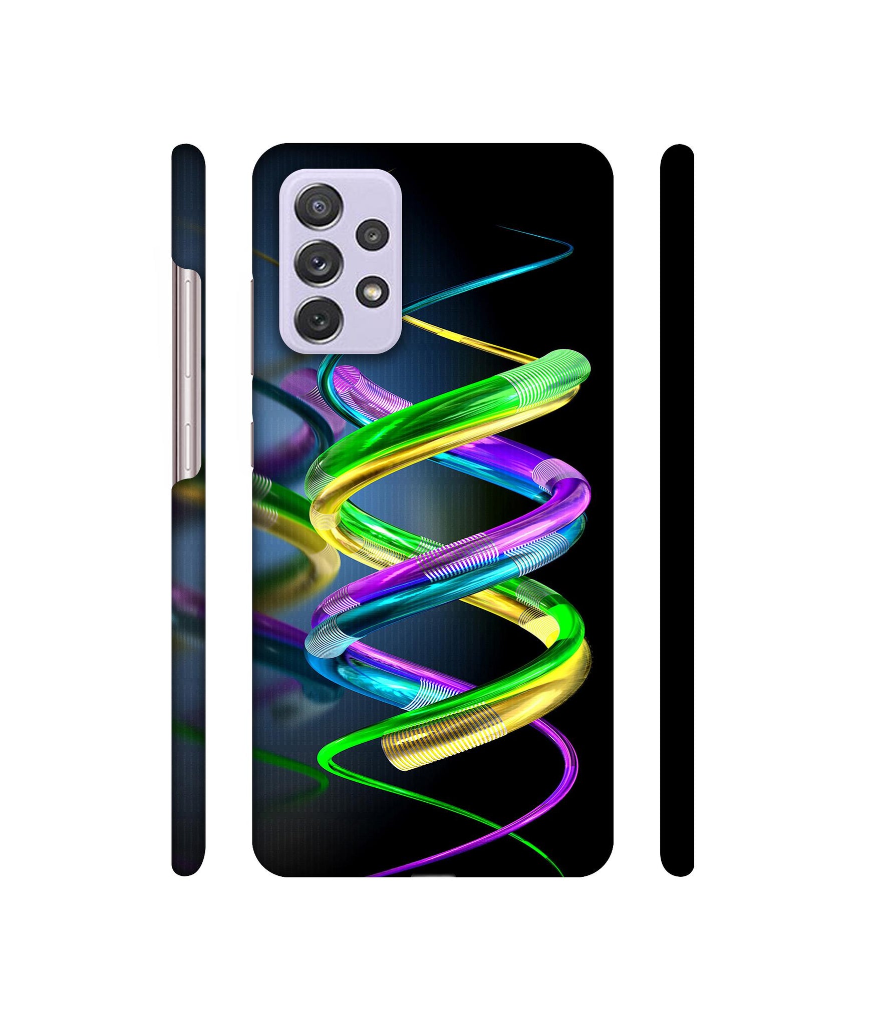 3D Spiral Designer Hard Back Cover for Samsung Galaxy A72 4G