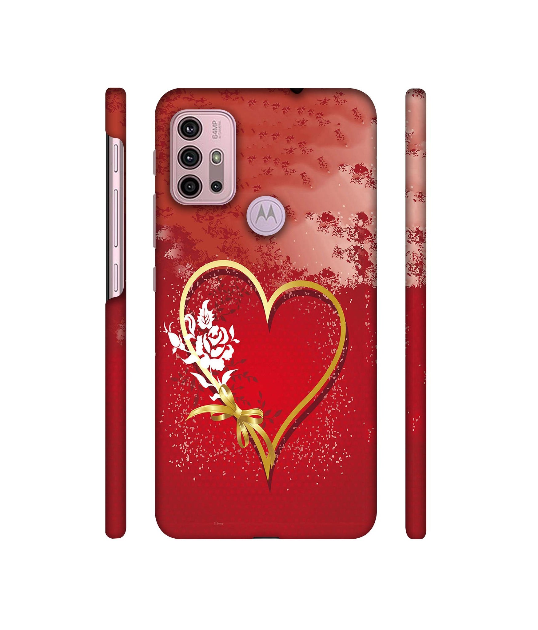 Love Rose Designer Hard Back Cover for Motorola Moto G30 / Moto G10 Power