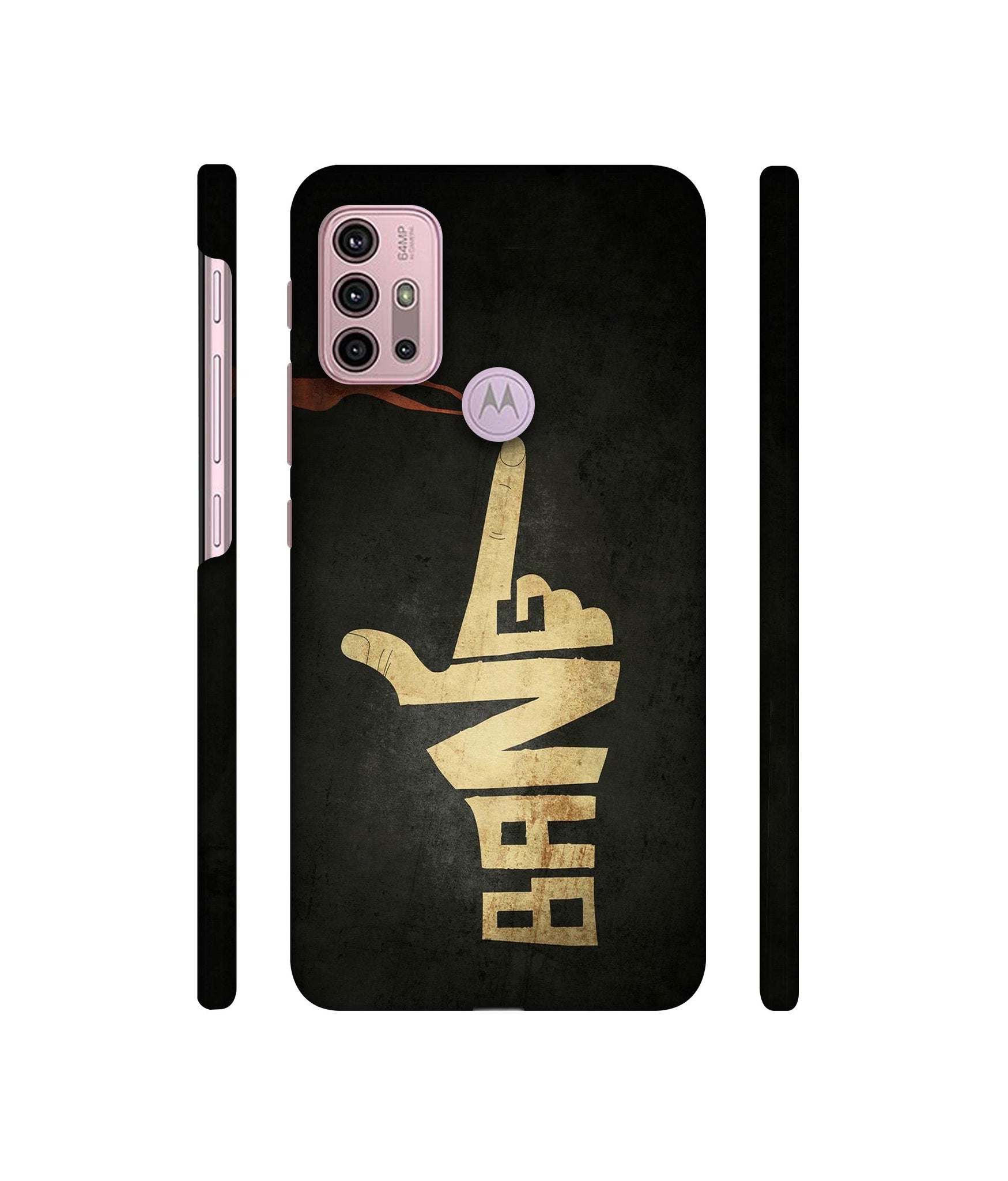 Pointing Designer Hard Back Cover for Motorola Moto G30 / Moto G10 Power