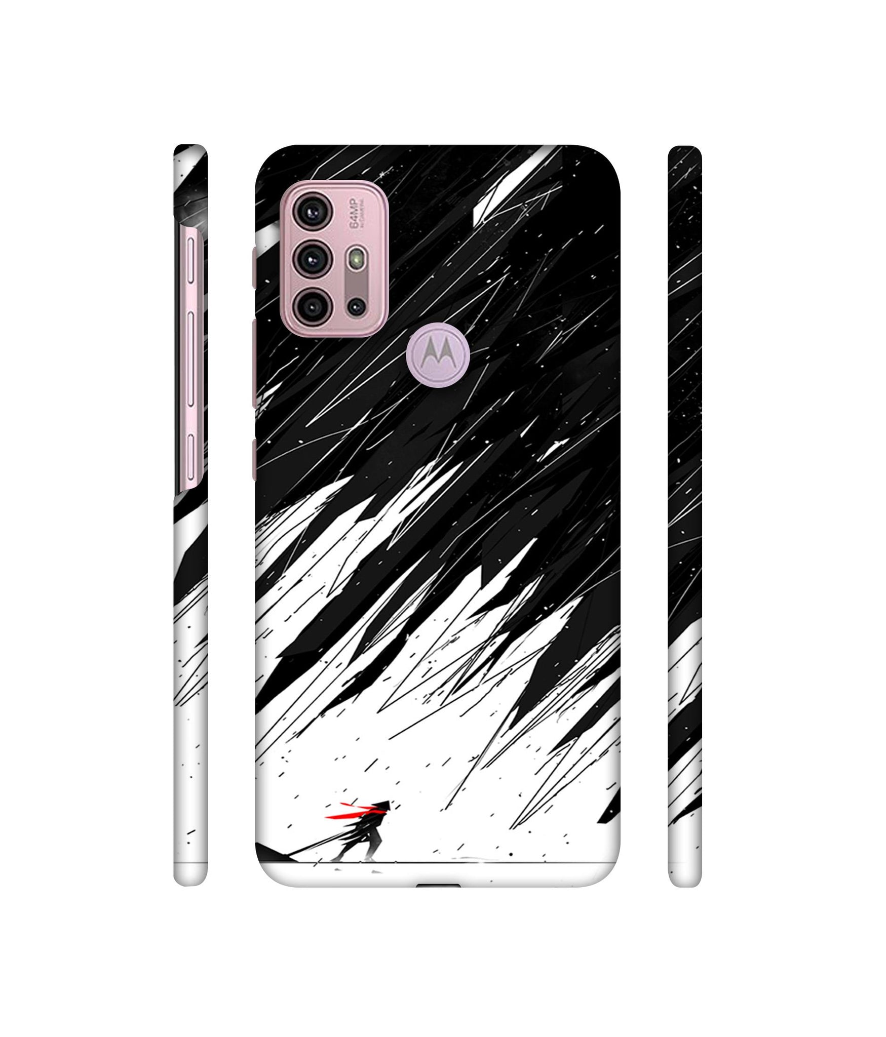 Geometric Strom Designer Hard Back Cover for Motorola Moto G30 / Moto G10 Power