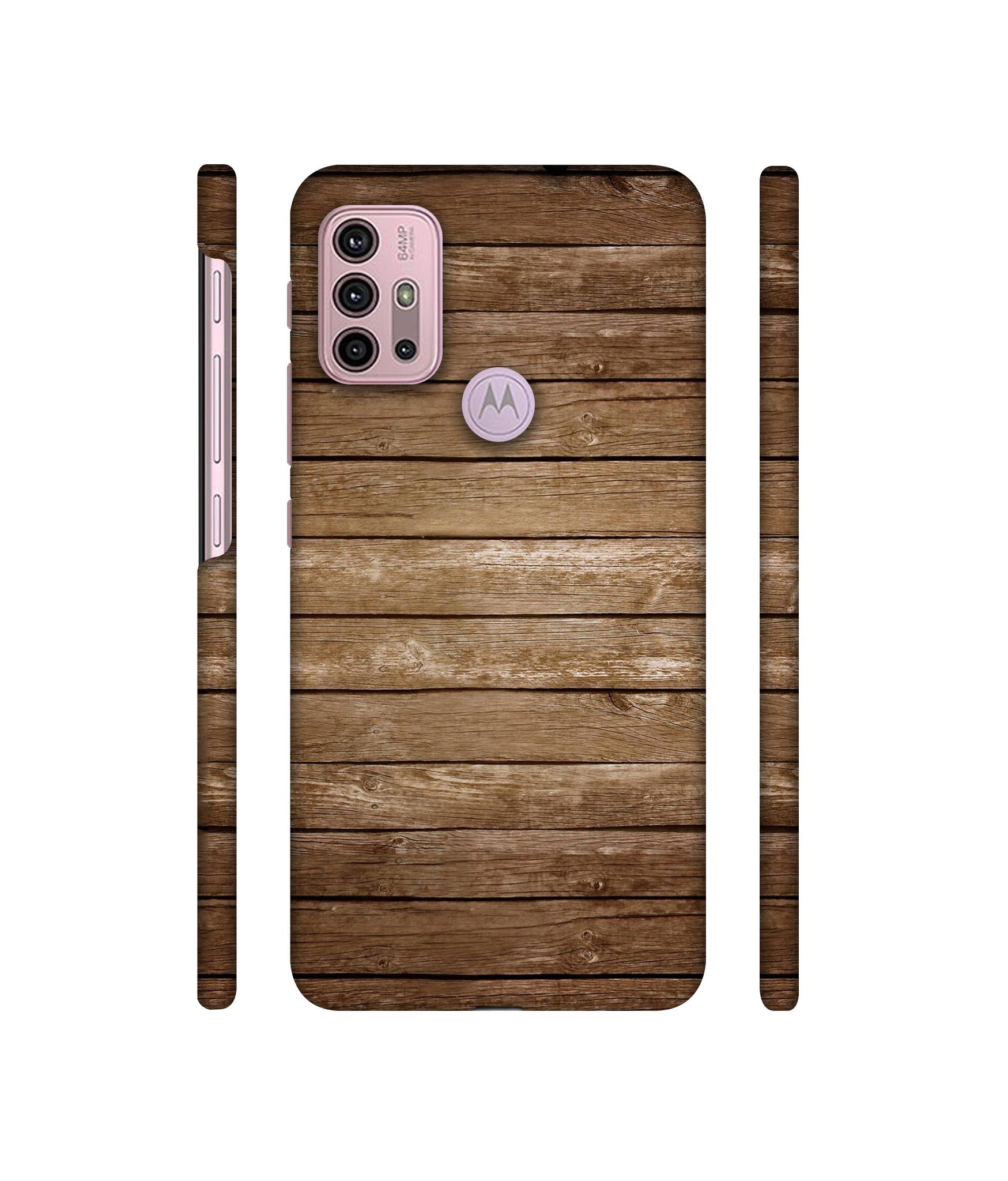 Wood Designer Hard Back Cover for Motorola Moto G30 / Moto G10 Power