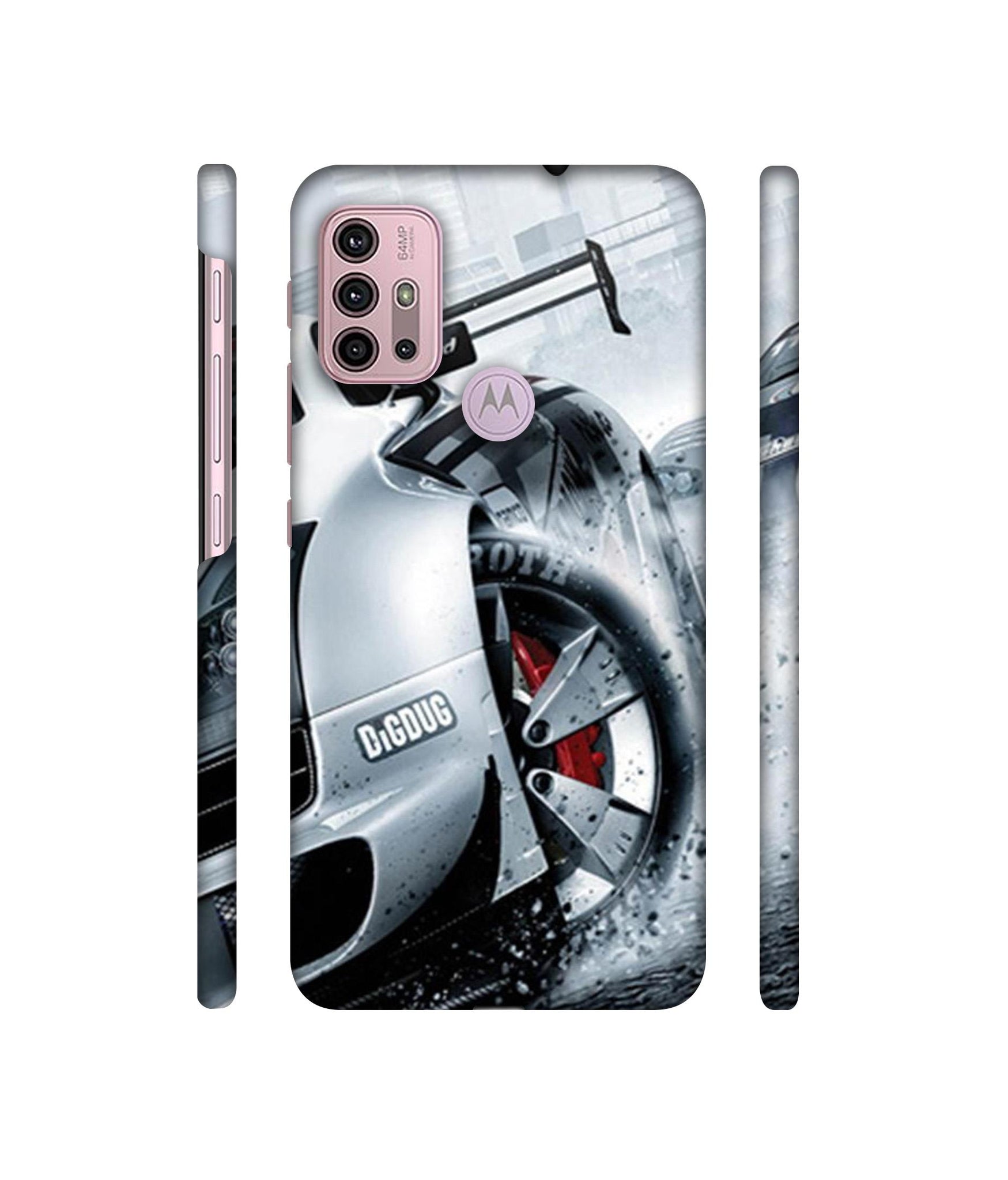 Drift Sport Print Designer Hard Back Cover for Motorola Moto G30 / Moto G10 Power