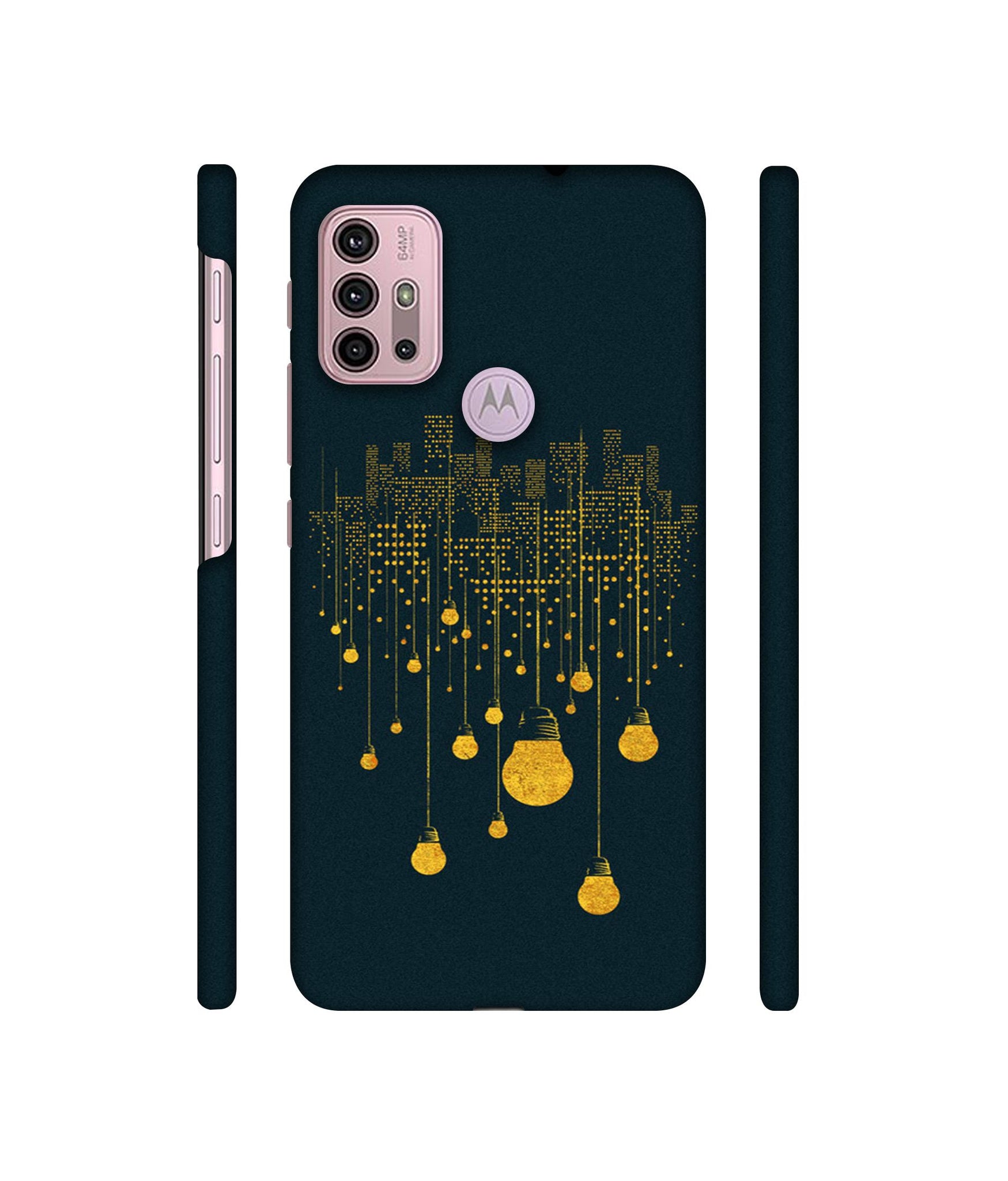 City Light Pattern Designer Hard Back Cover for Motorola Moto G30 / Moto G10 Power