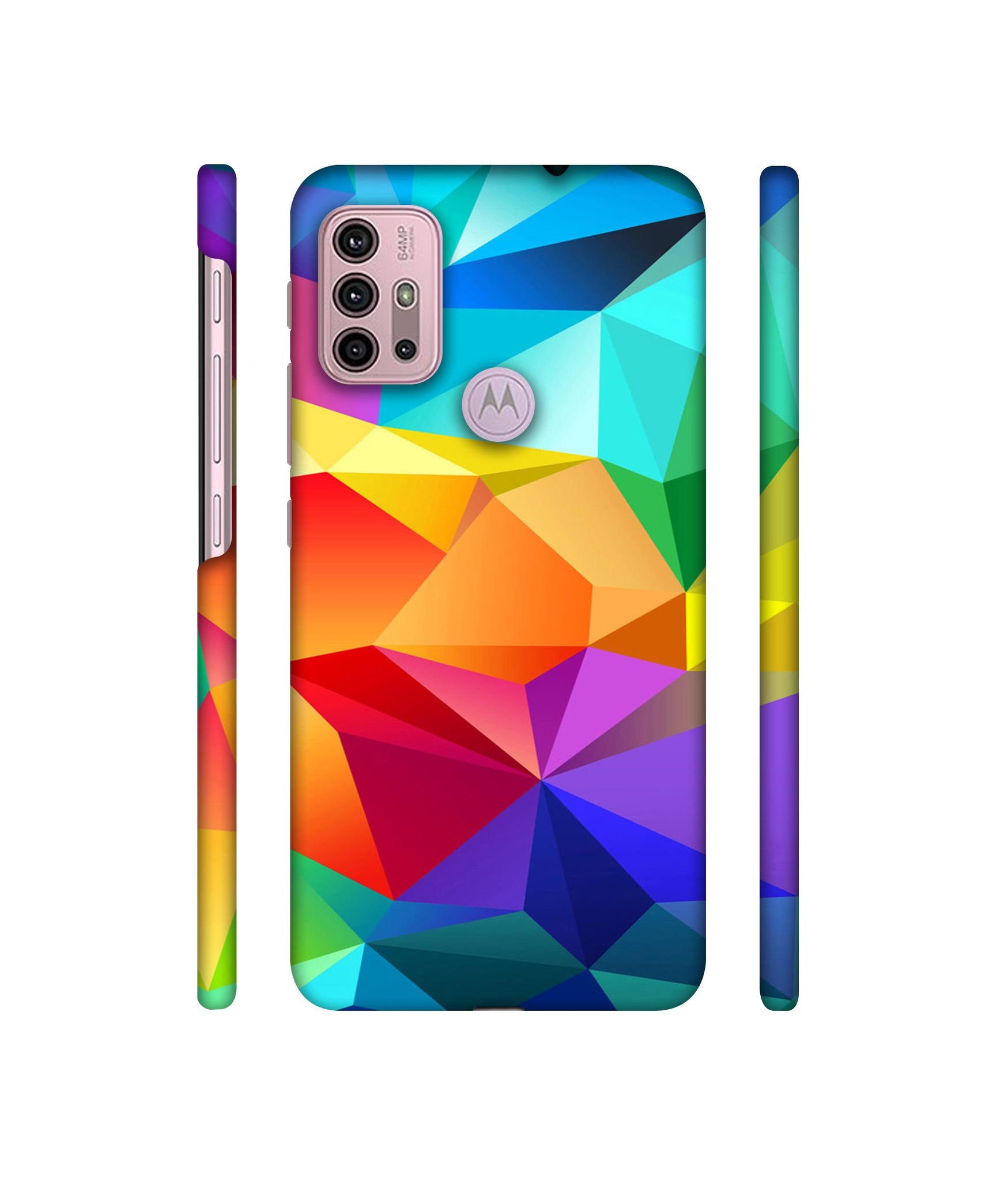 Colorful Pattern Designer Hard Back Cover for Motorola Moto G30 / Moto G10 Power