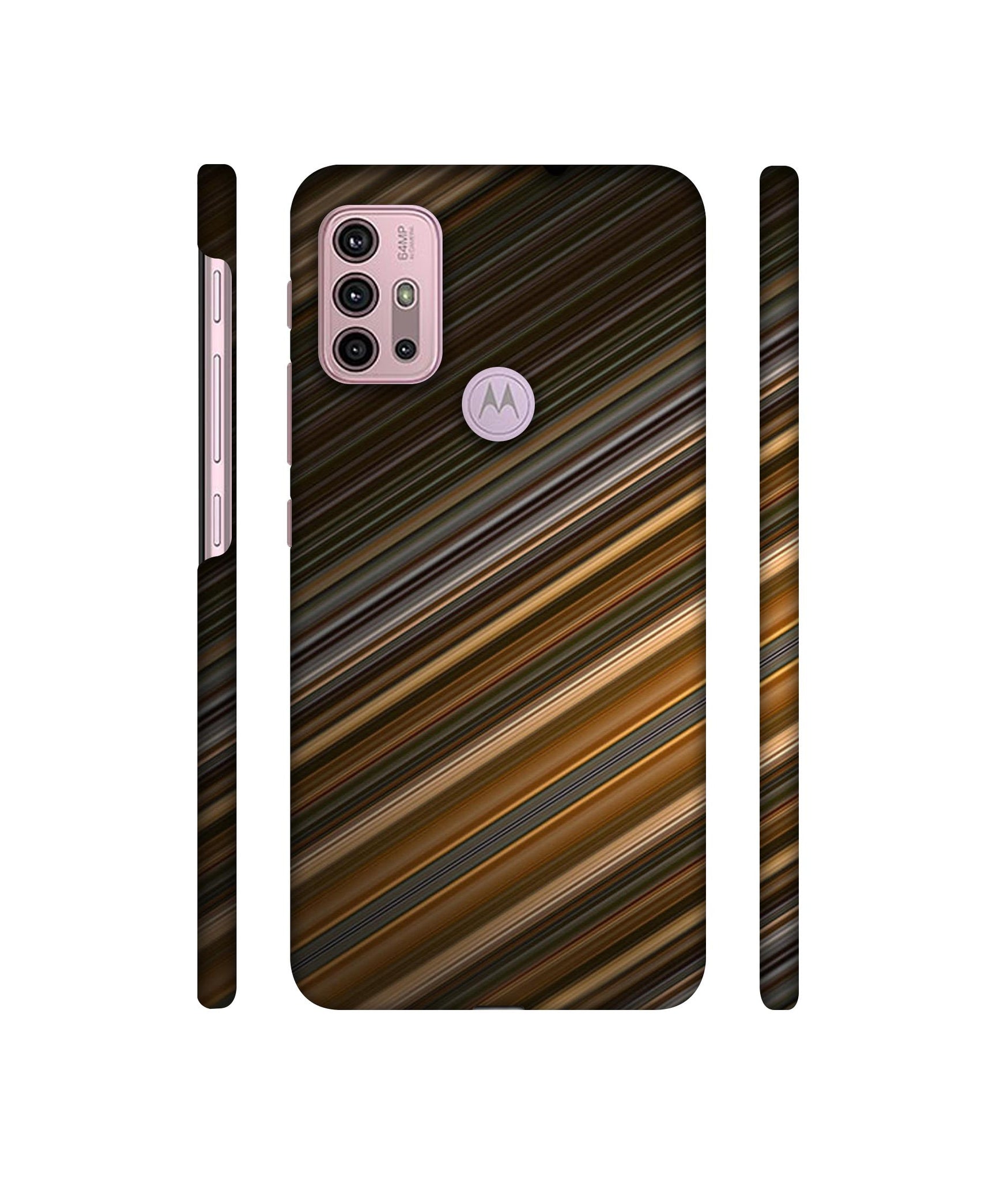 Stripes Designer Hard Back Cover for Motorola Moto G30 / Moto G10 Power