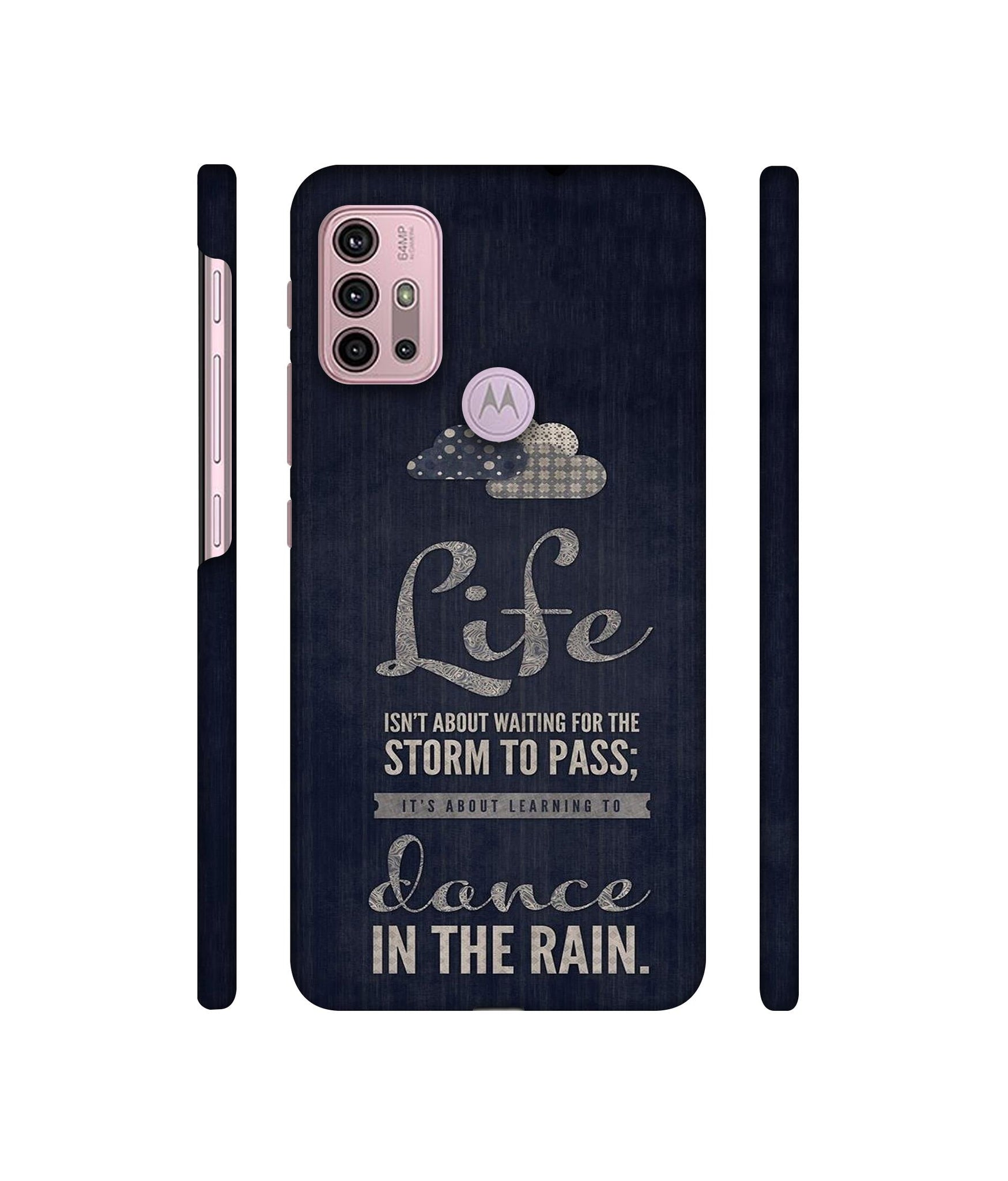 Life in The Rain Designer Hard Back Cover for Motorola Moto G30 / Moto G10 Power