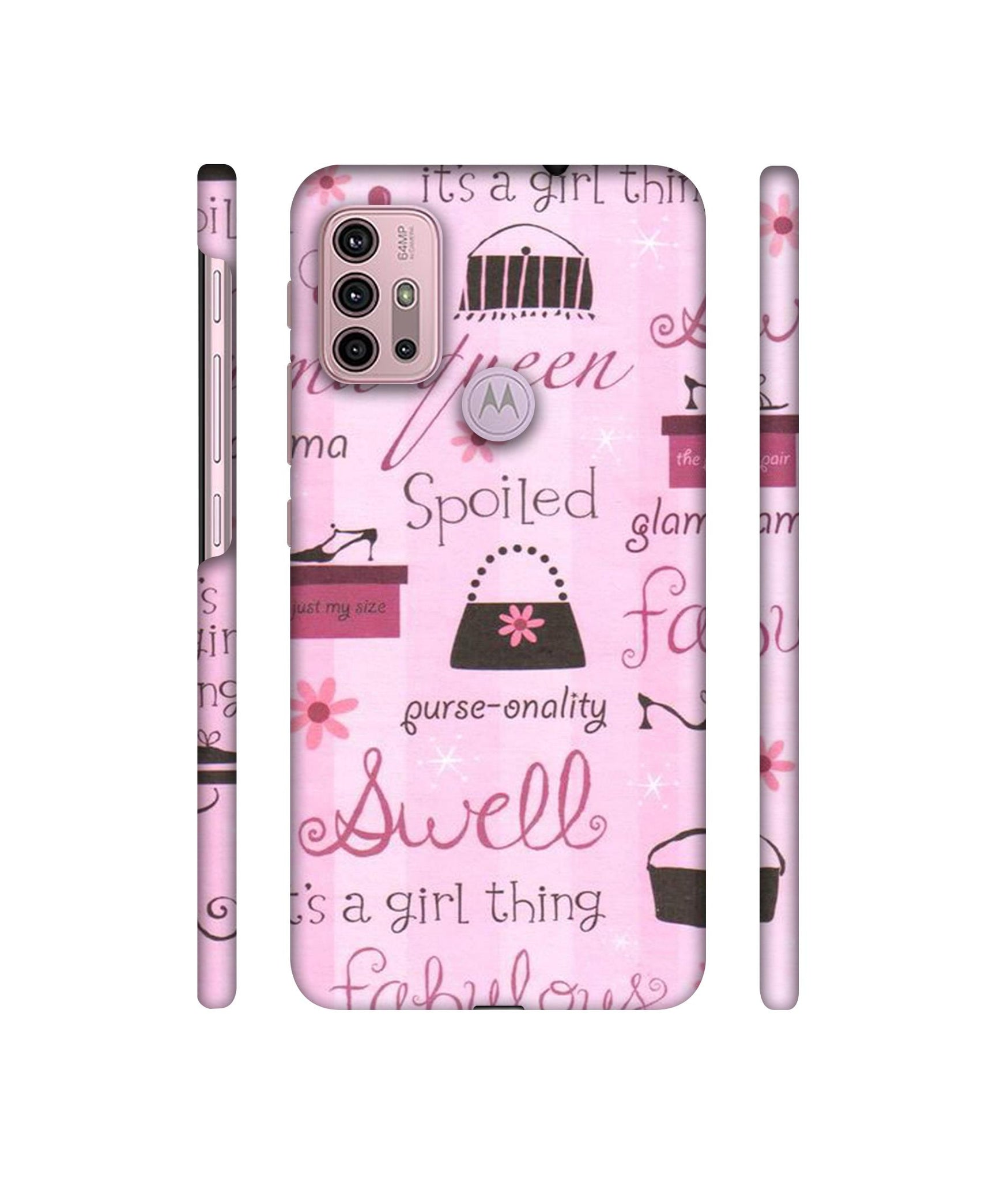 Its A Girl Thing Designer Hard Back Cover for Motorola Moto G30 / Moto G10 Power