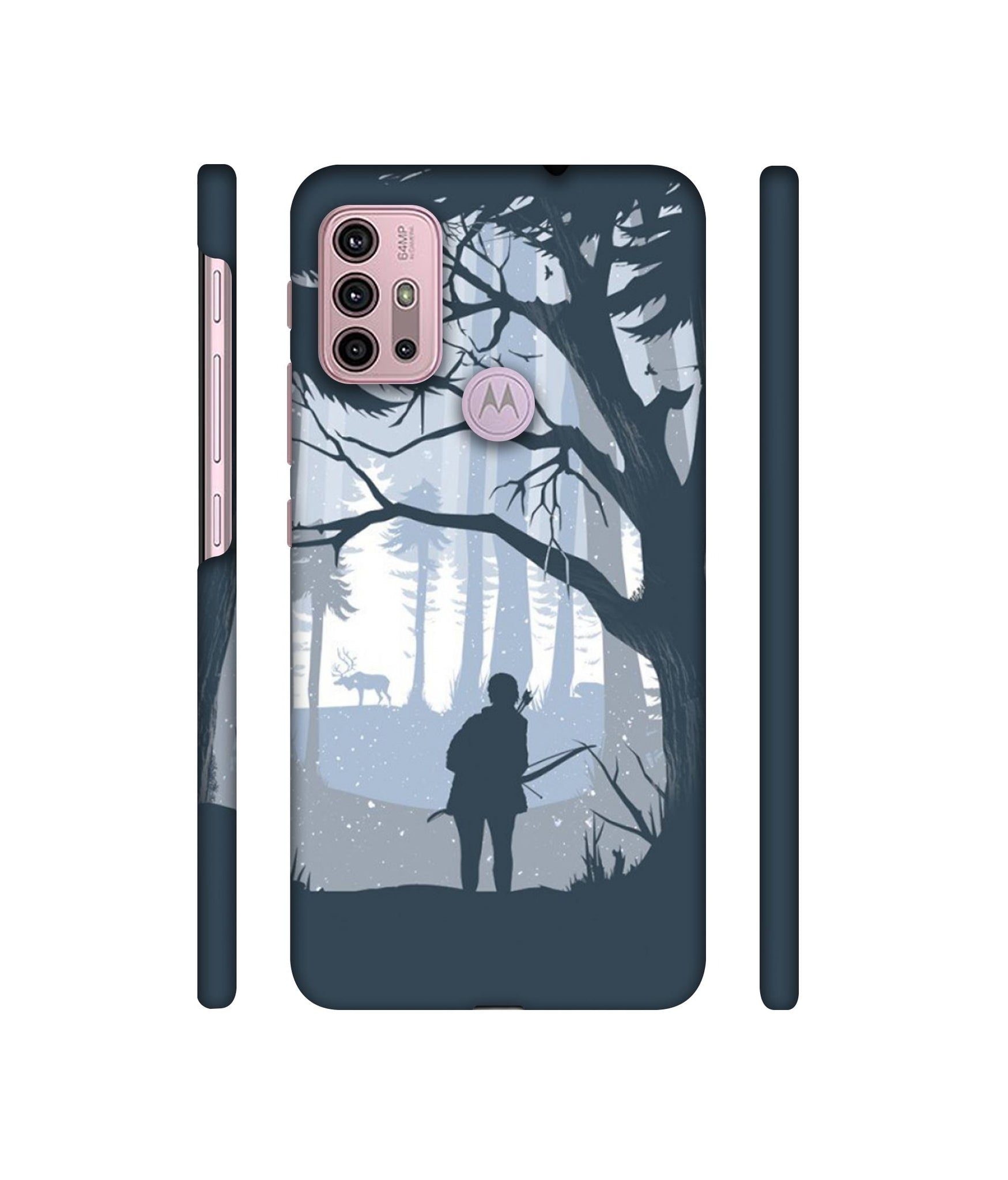 Hunter Designer Hard Back Cover for Motorola Moto G30 / Moto G10 Power