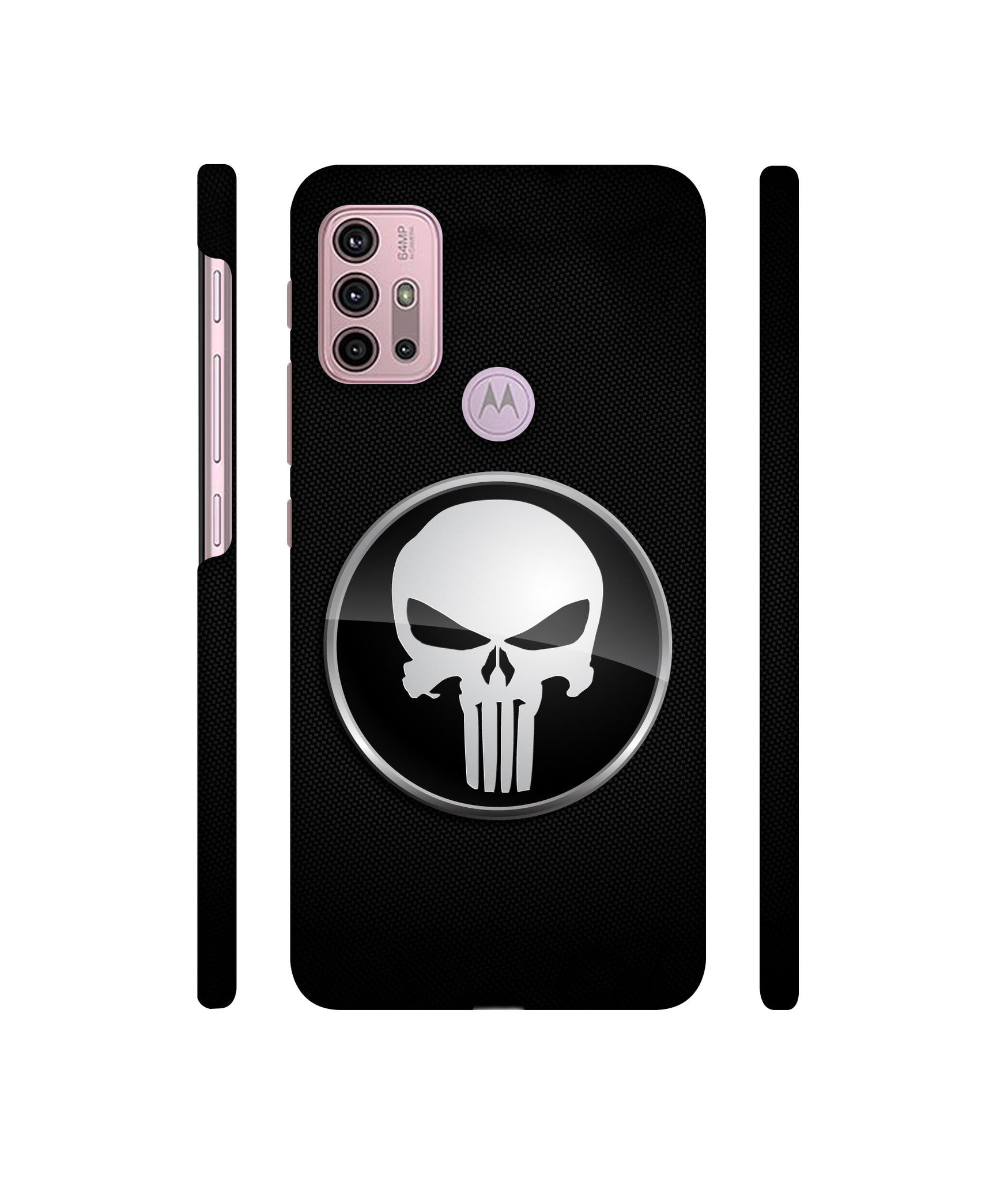 Skull Pattern Designer Hard Back Cover for Motorola Moto G30 / Moto G10 Power