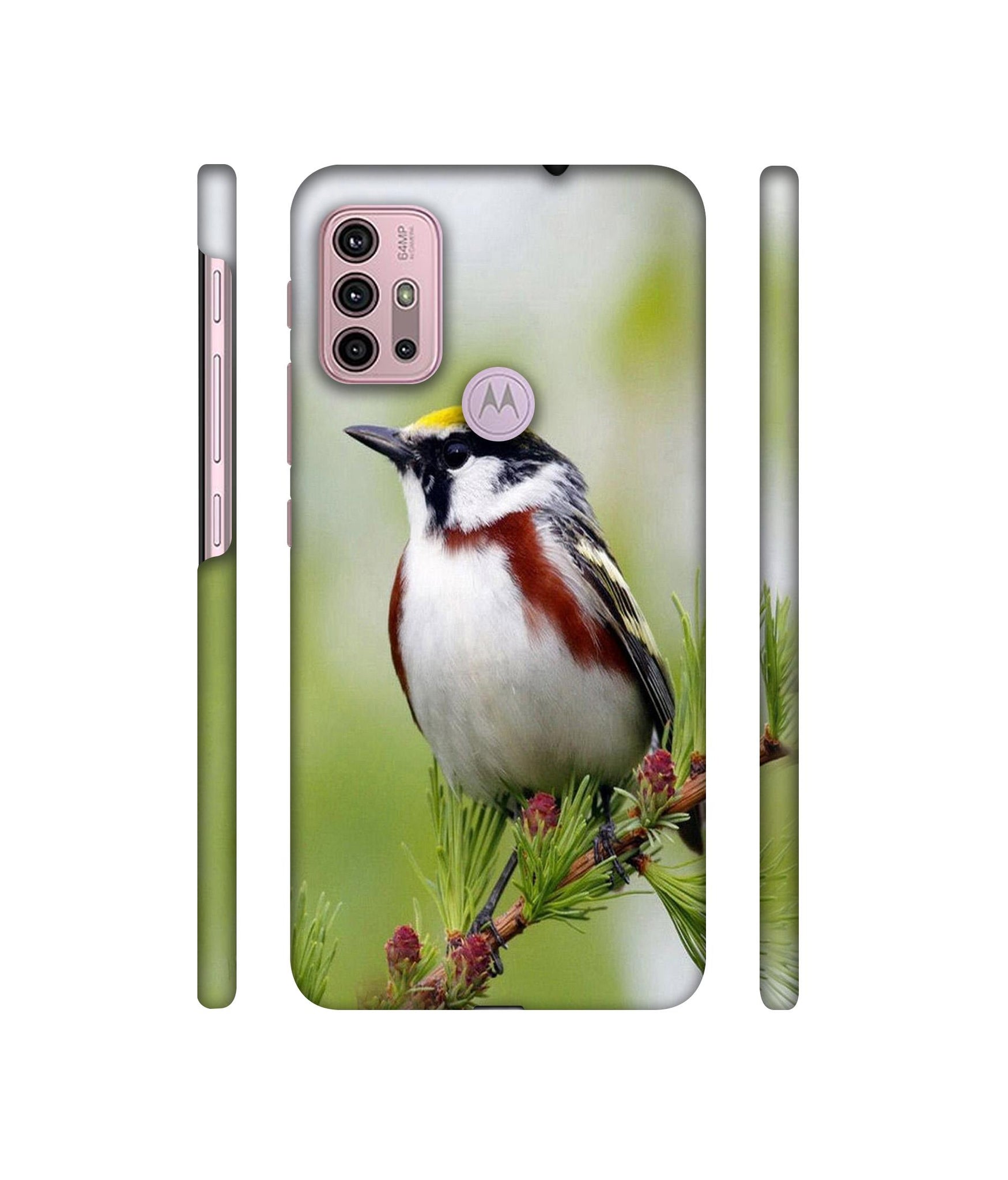 Bird Pattern Designer Hard Back Cover for Motorola Moto G30 / Moto G10 Power