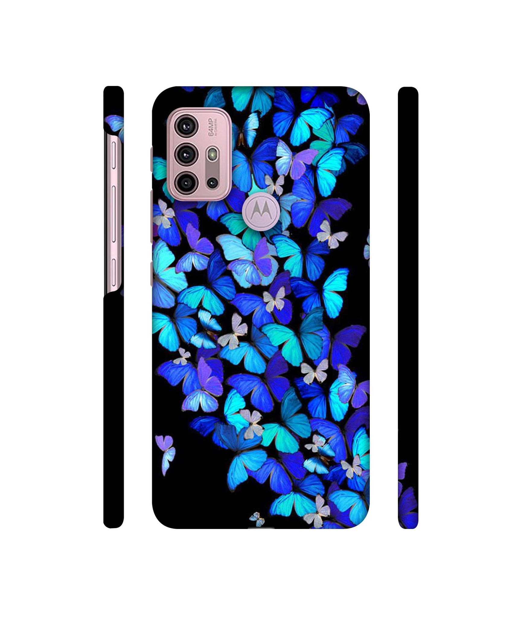 Butterfly Pattern Designer Hard Back Cover for Motorola Moto G30 / Moto G10 Power