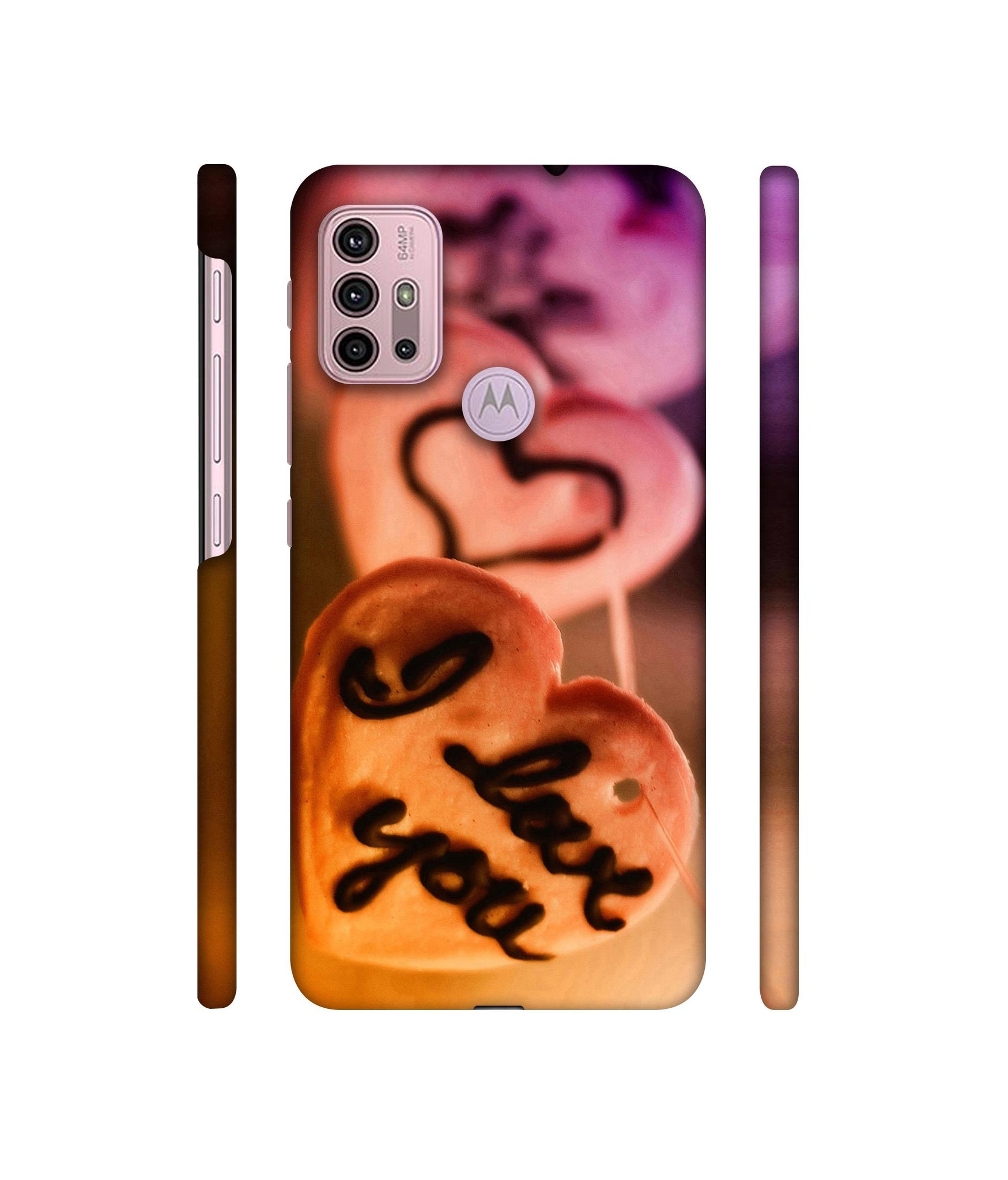 I Love you Designer Hard Back Cover for Motorola Moto G30 / Moto G10 Power