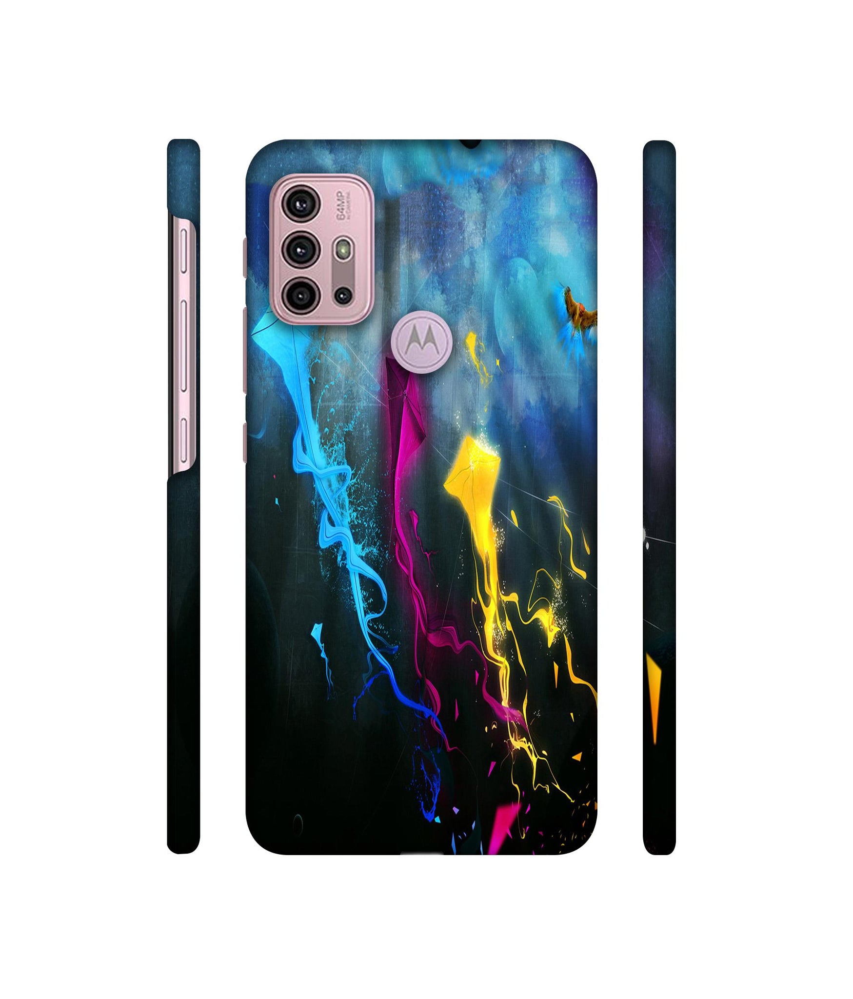 Kites Designer Hard Back Cover for Motorola Moto G30 / Moto G10 Power