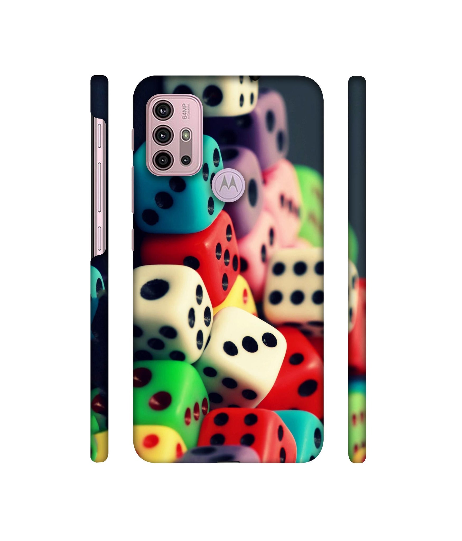 Dice Designer Hard Back Cover for Motorola Moto G30 / Moto G10 Power