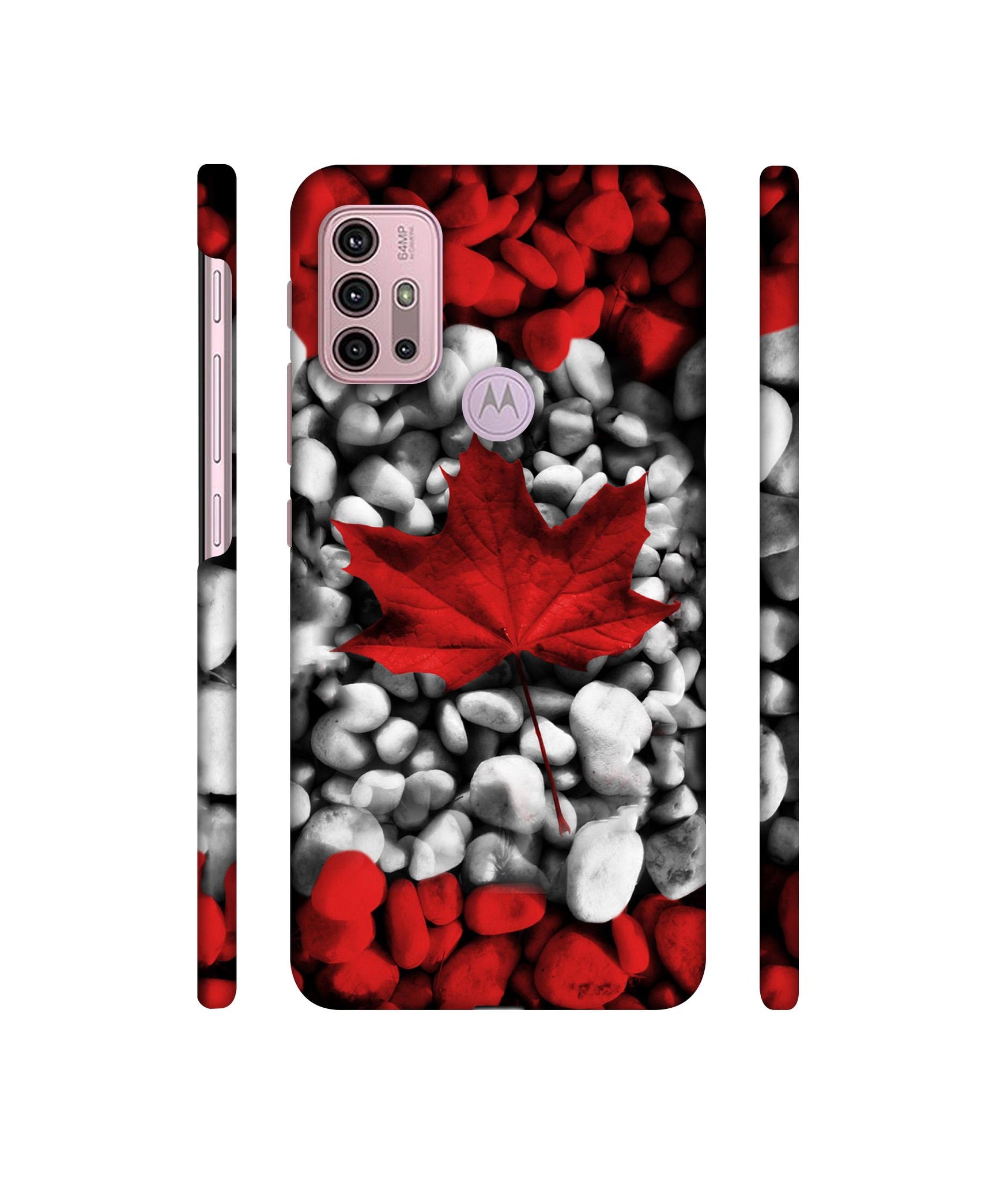 Canada Leaves Flag Designer Hard Back Cover for Motorola Moto G30 / Moto G10 Power