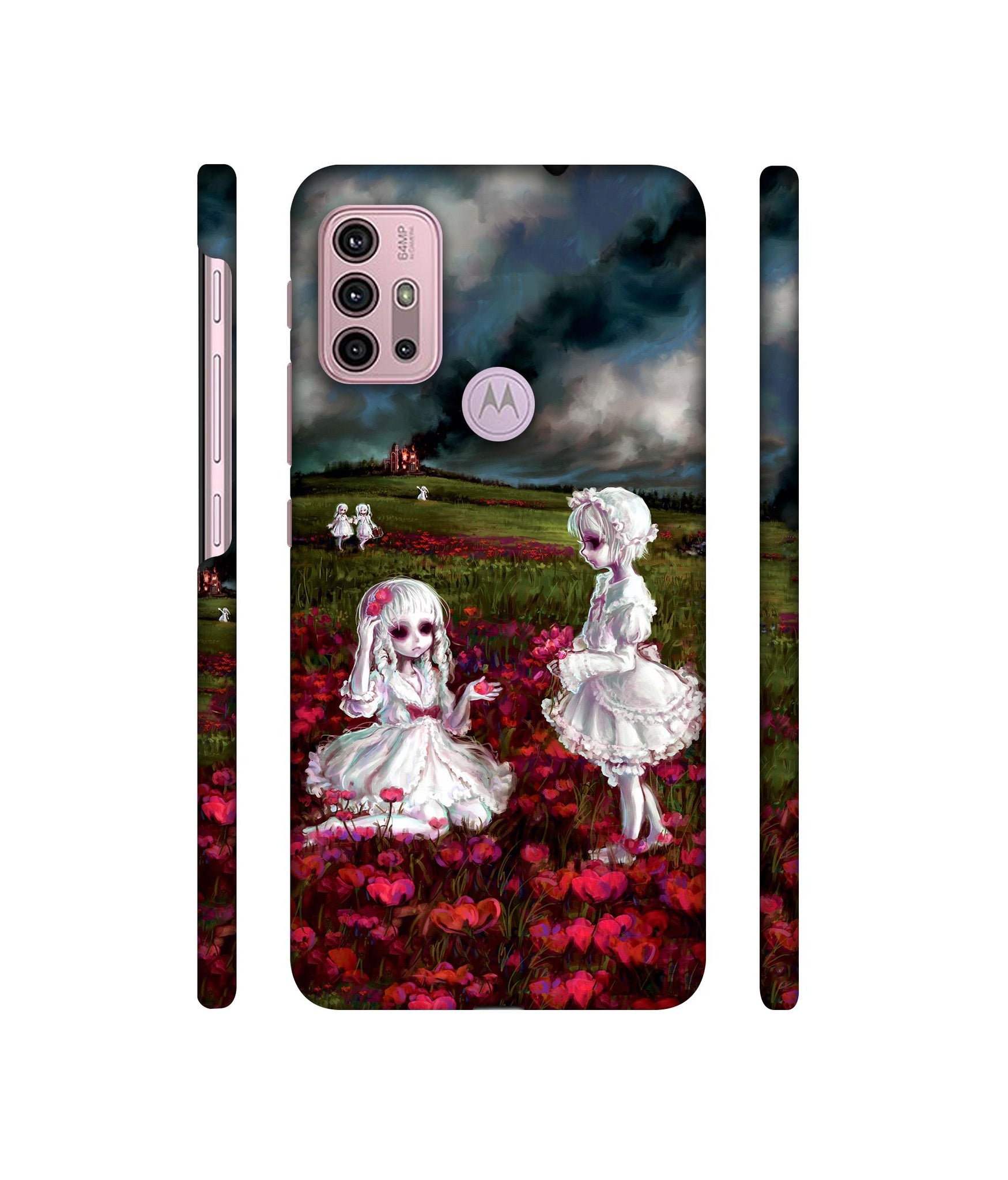 Vampires Girls Designer Hard Back Cover for Motorola Moto G30 / Moto G10 Power