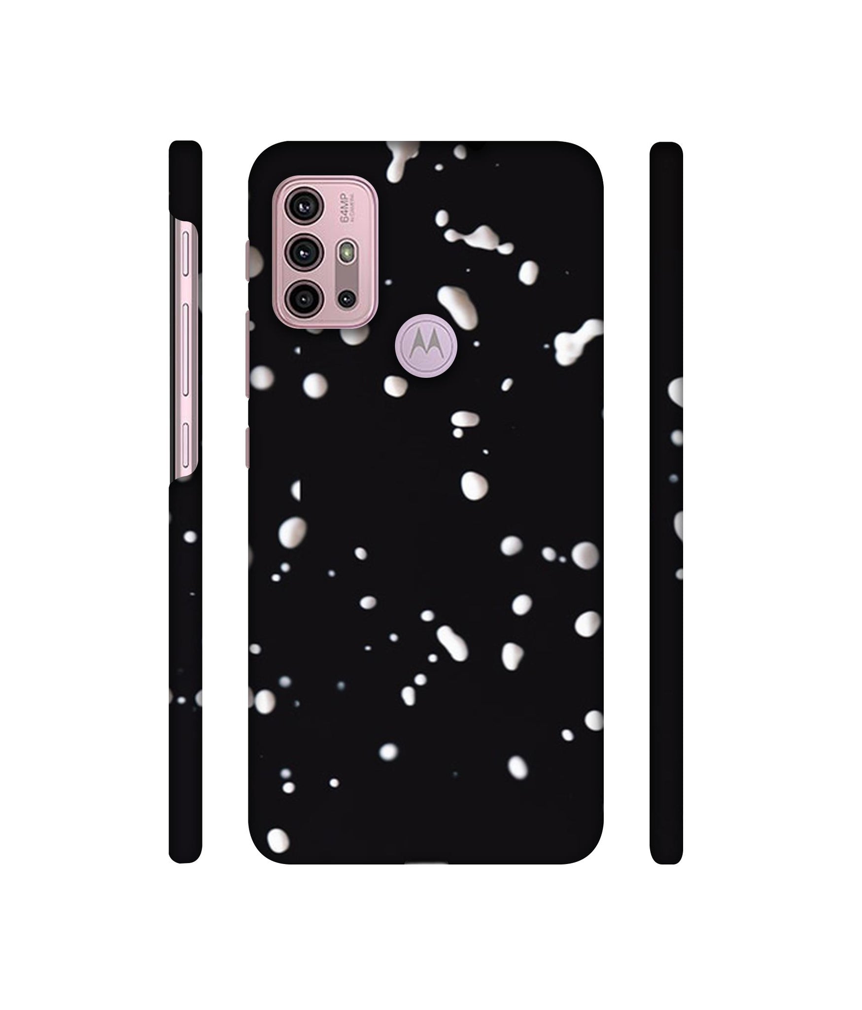 Milk Splash Designer Hard Back Cover for Motorola Moto G30 / Moto G10 Power