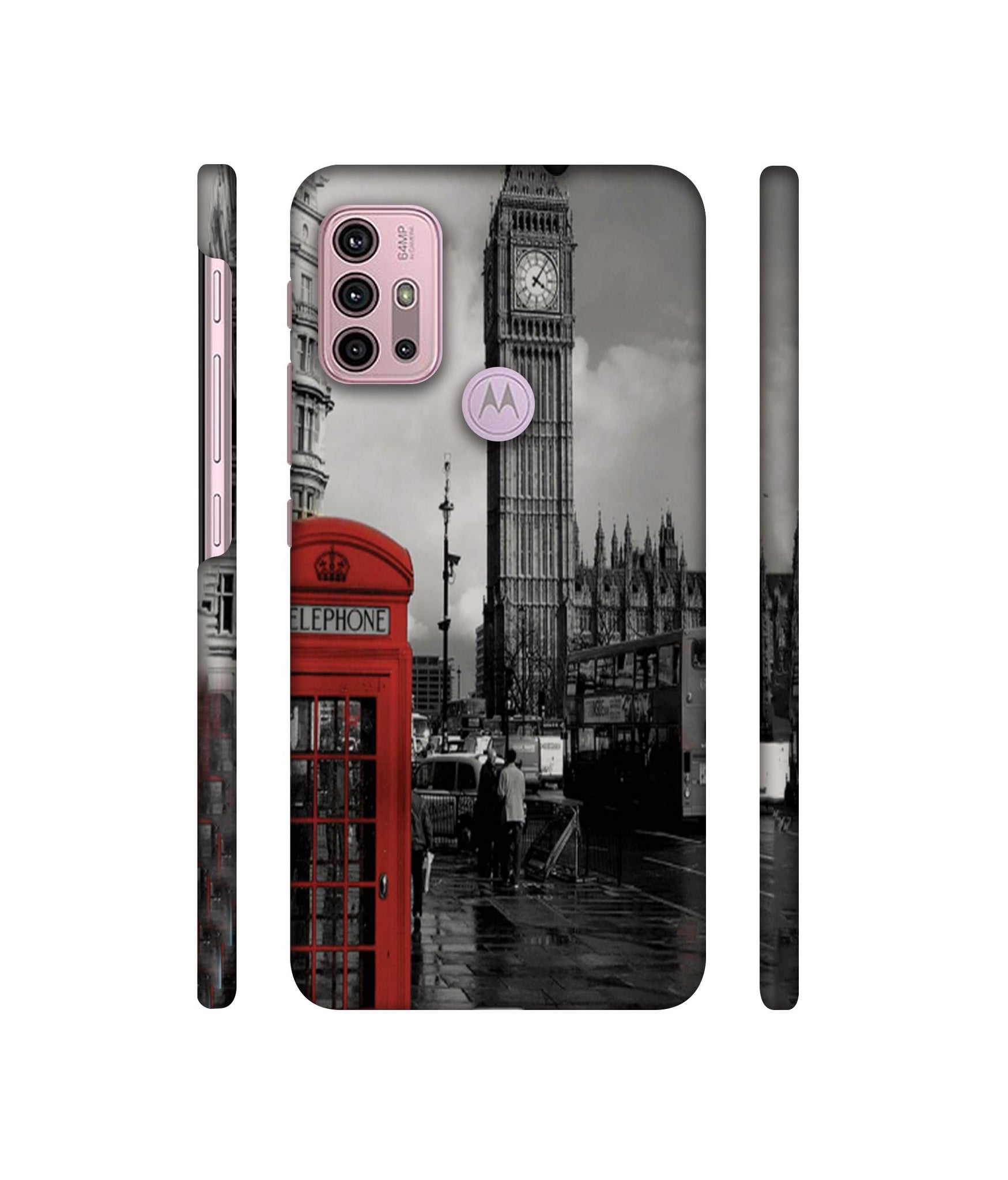 London Theme Designer Hard Back Cover for Motorola Moto G30 / Moto G10 Power