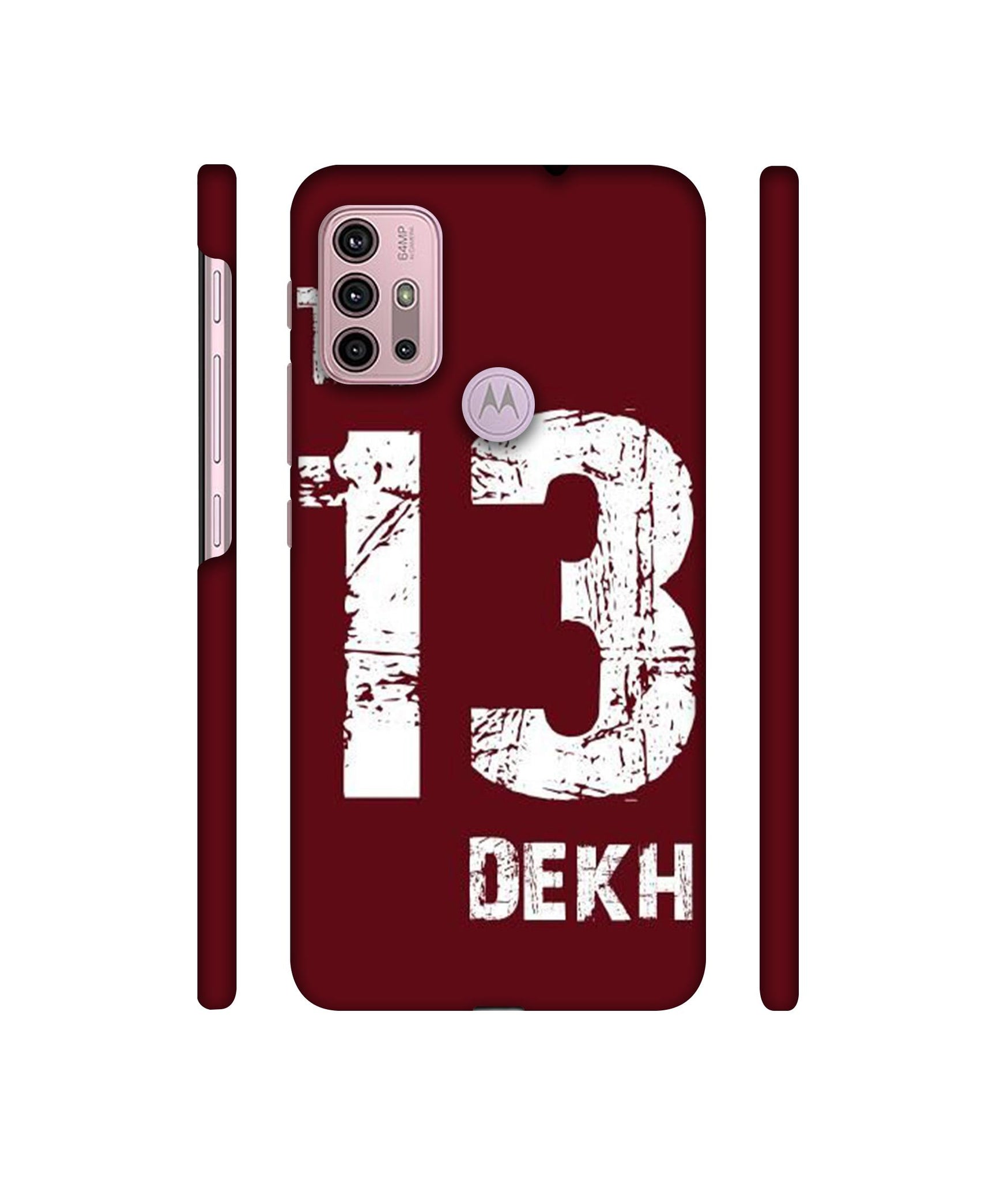 Tu 13 Dekh Designer Hard Back Cover for Motorola Moto G30 / Moto G10 Power