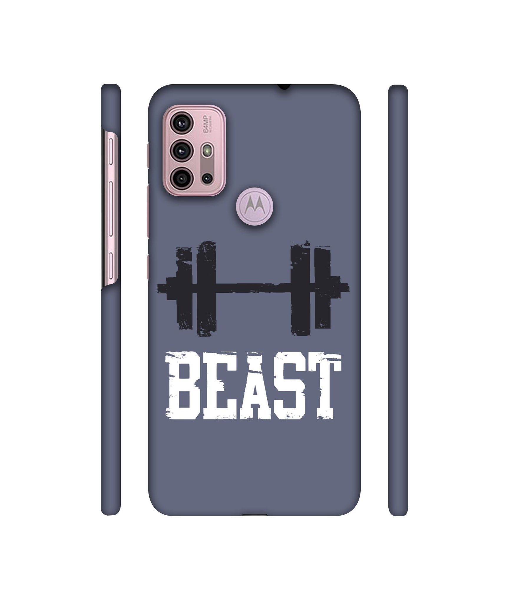 Beast Gym Designer Hard Back Cover for Motorola Moto G30 / Moto G10 Power