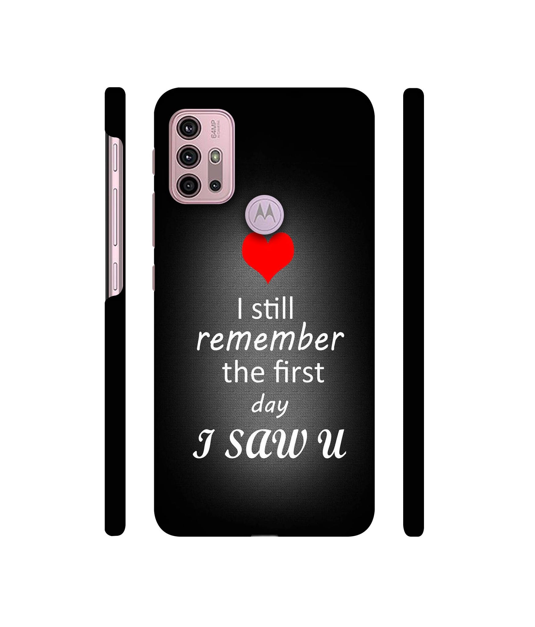 I Saw You Heart Designer Hard Back Cover for Motorola Moto G30 / Moto G10 Power