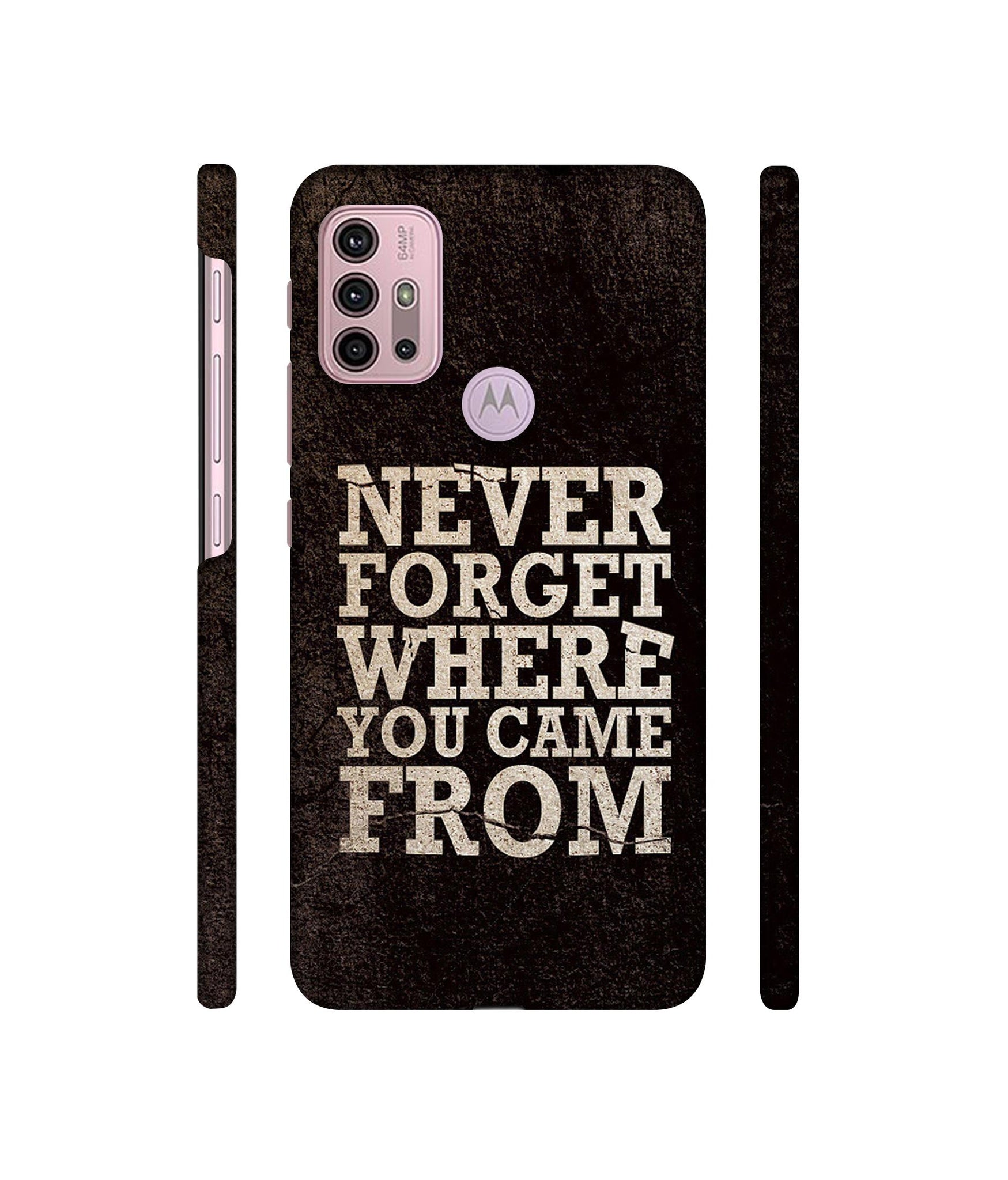 Thought Designer Hard Back Cover for Motorola Moto G30 / Moto G10 Power