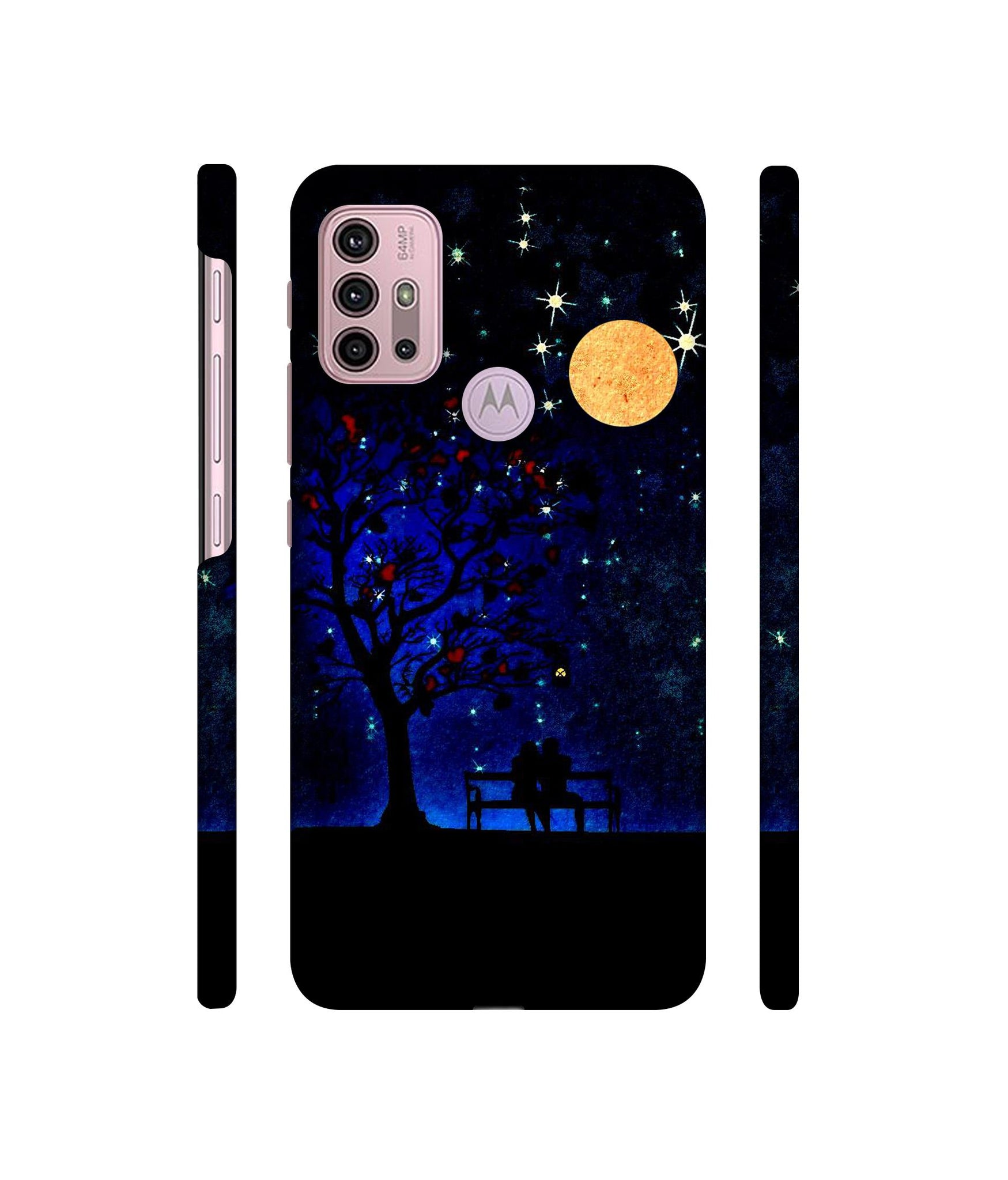 Blue Sky Designer Hard Back Cover for Motorola Moto G30 / Moto G10 Power