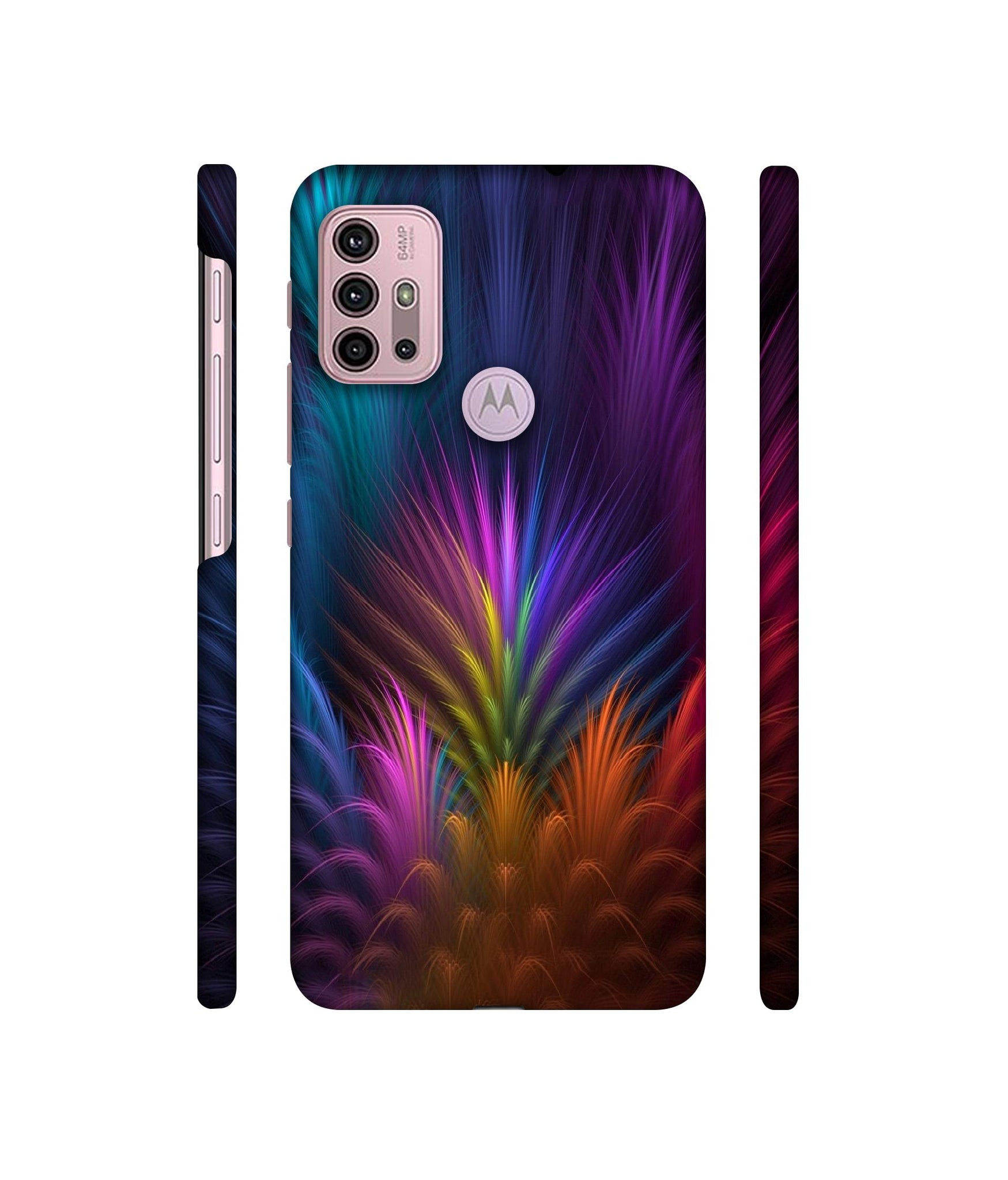 Multicoloured Designer Hard Back Cover for Motorola Moto G30 / Moto G10 Power