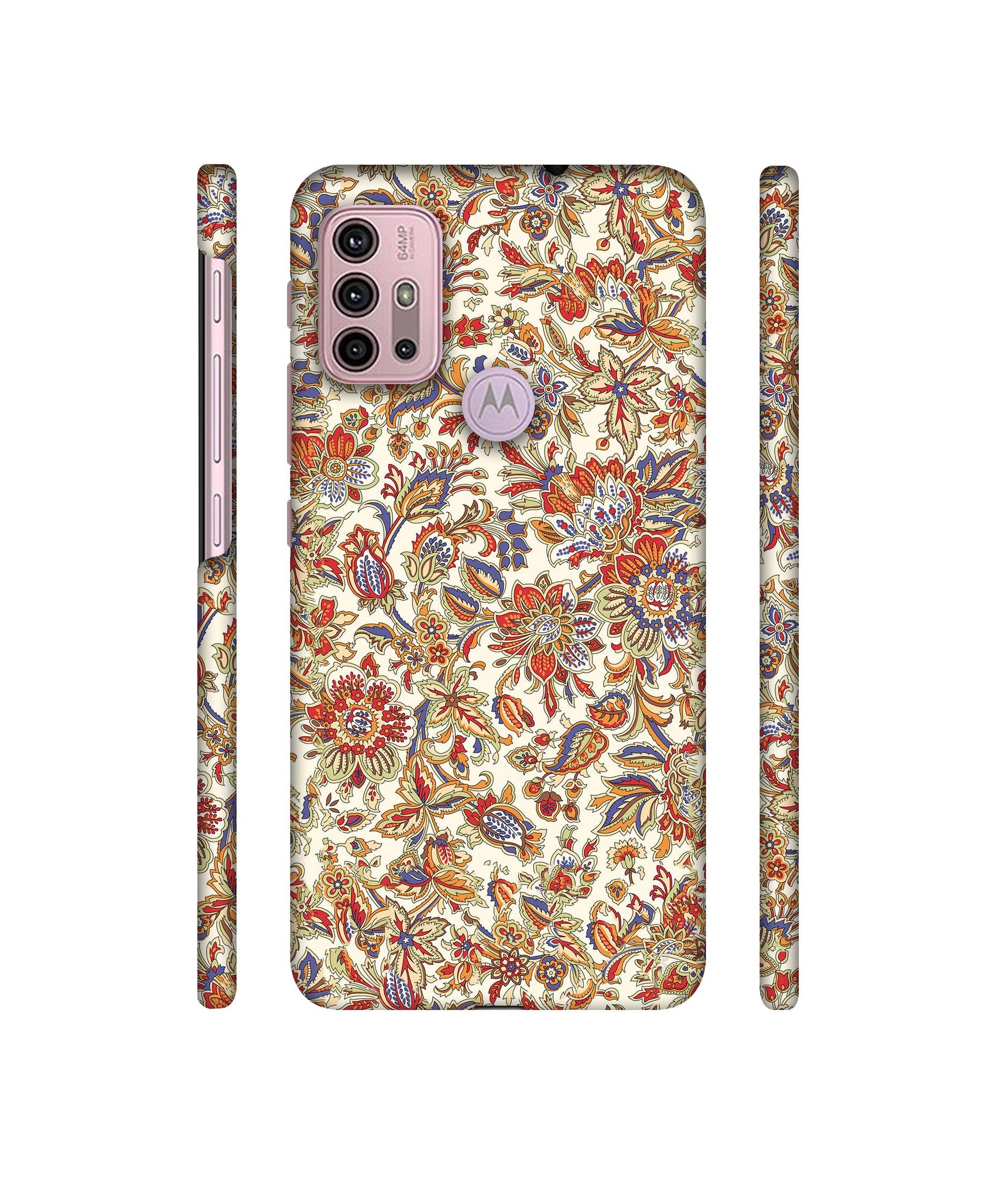 Floral Designer Hard Back Cover for Motorola Moto G30 / Moto G10 Power