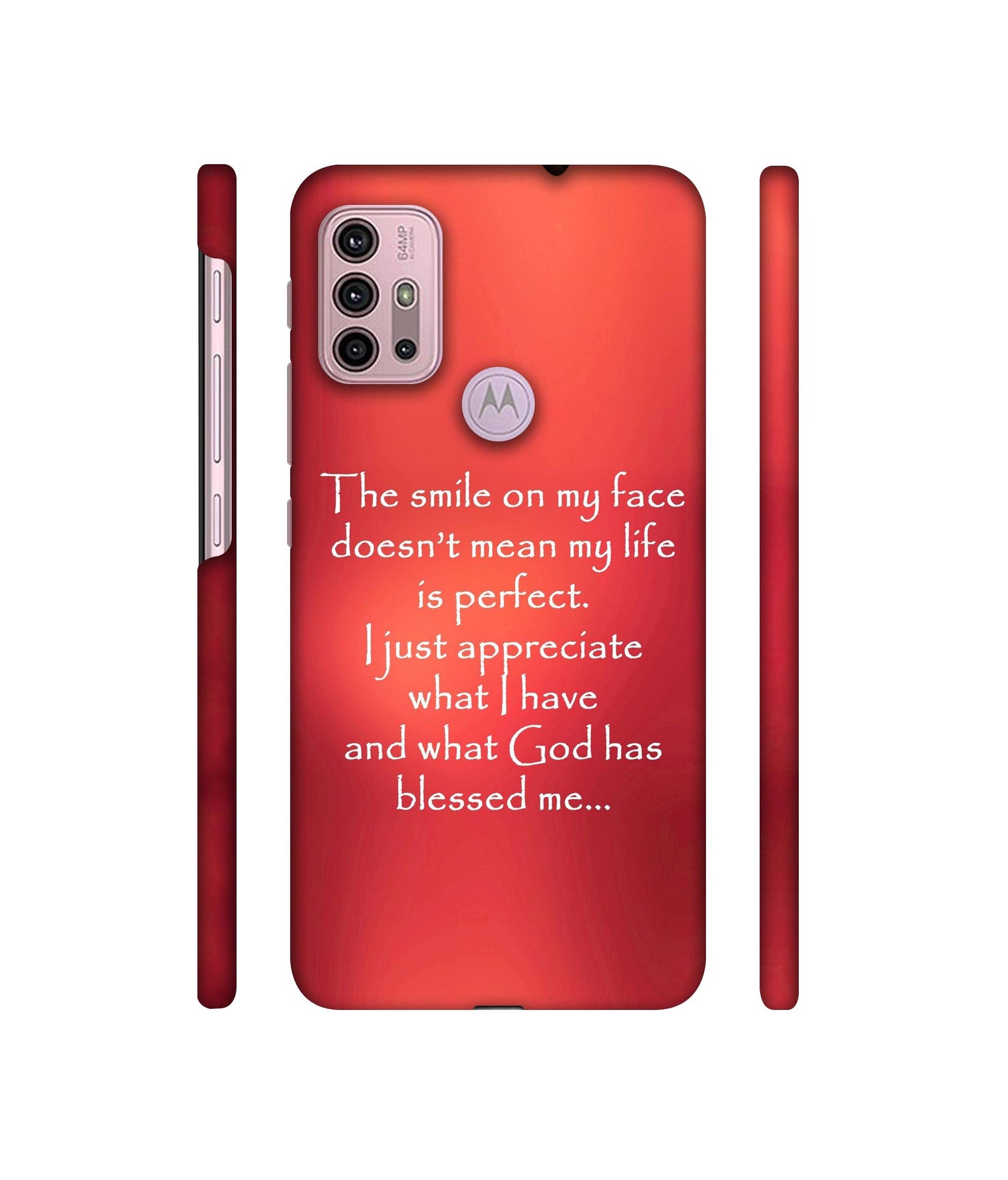 Quotes On Life Designer Hard Back Cover for Motorola Moto G30 / Moto G10 Power