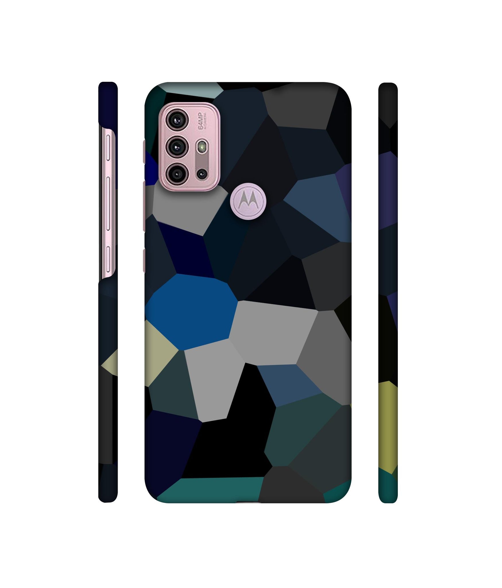 Mathematical Shape Designer Hard Back Cover for Motorola Moto G30 / Moto G10 Power