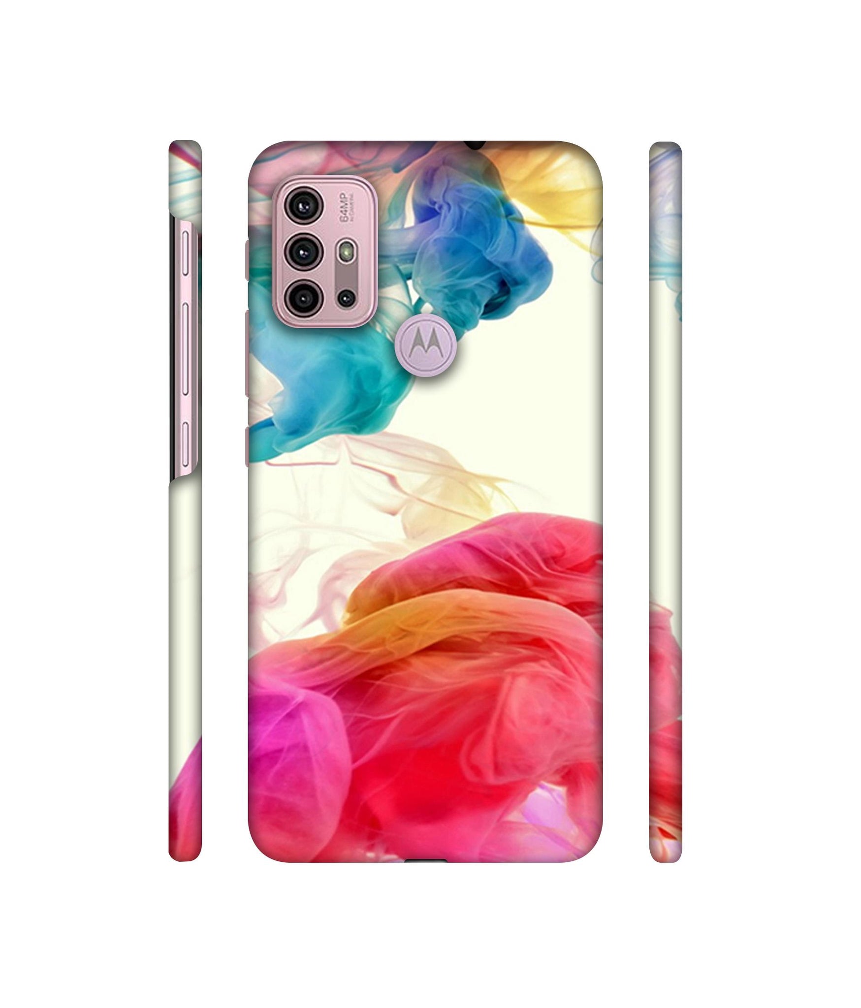 Colored Smoke Designer Hard Back Cover for Motorola Moto G30 / Moto G10 Power