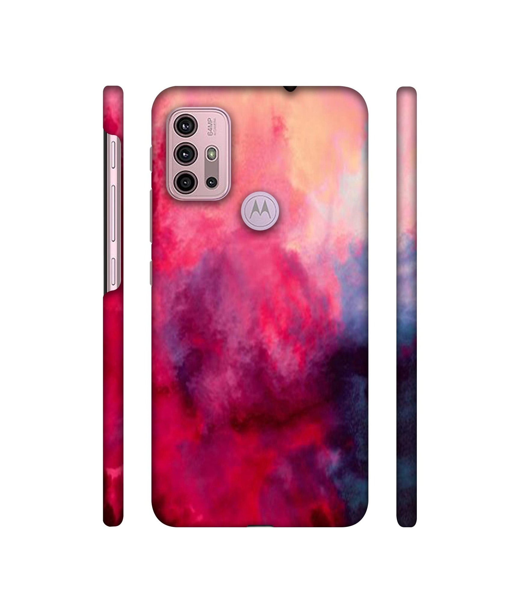 Holi Color Designer Hard Back Cover for Motorola Moto G30 / Moto G10 Power