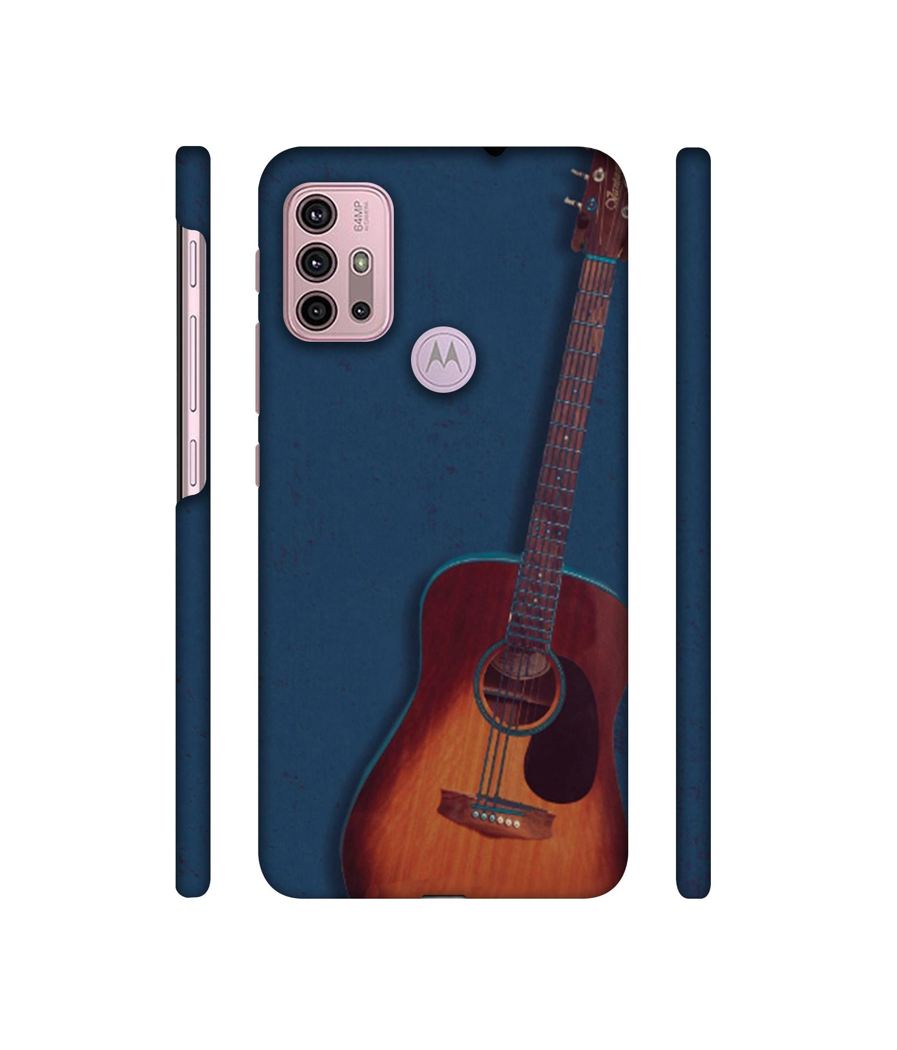 Guitar Designer Hard Back Cover for Motorola Moto G30 / Moto G10 Power