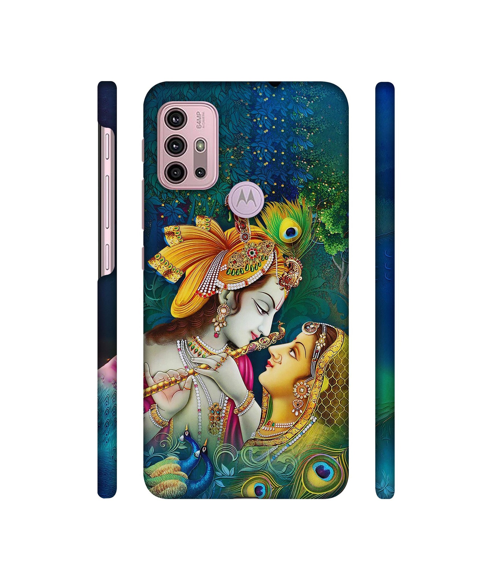 Radha Kishan Love Designer Hard Back Cover for Motorola Moto G30 / Moto G10 Power