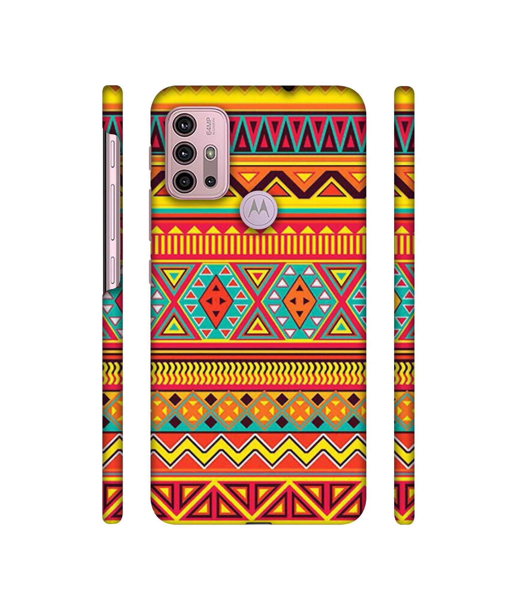 Artistic Rangoli Designer Hard Back Cover for Motorola Moto G30 / Moto G10 Power