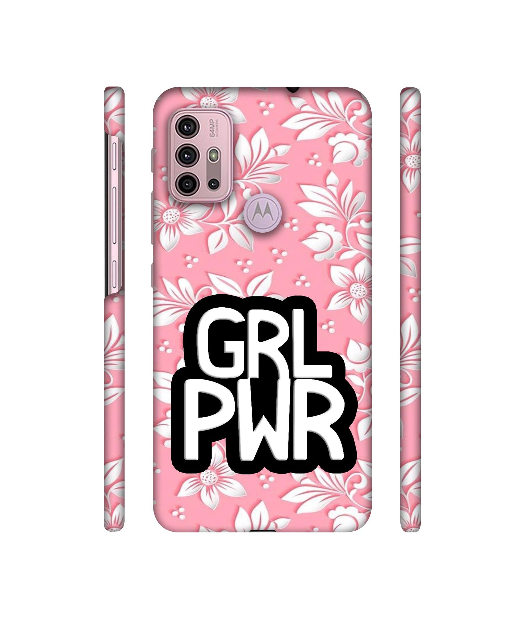 Girl Power Art Designer Hard Back Cover for Motorola Moto G30 / Moto G10 Power