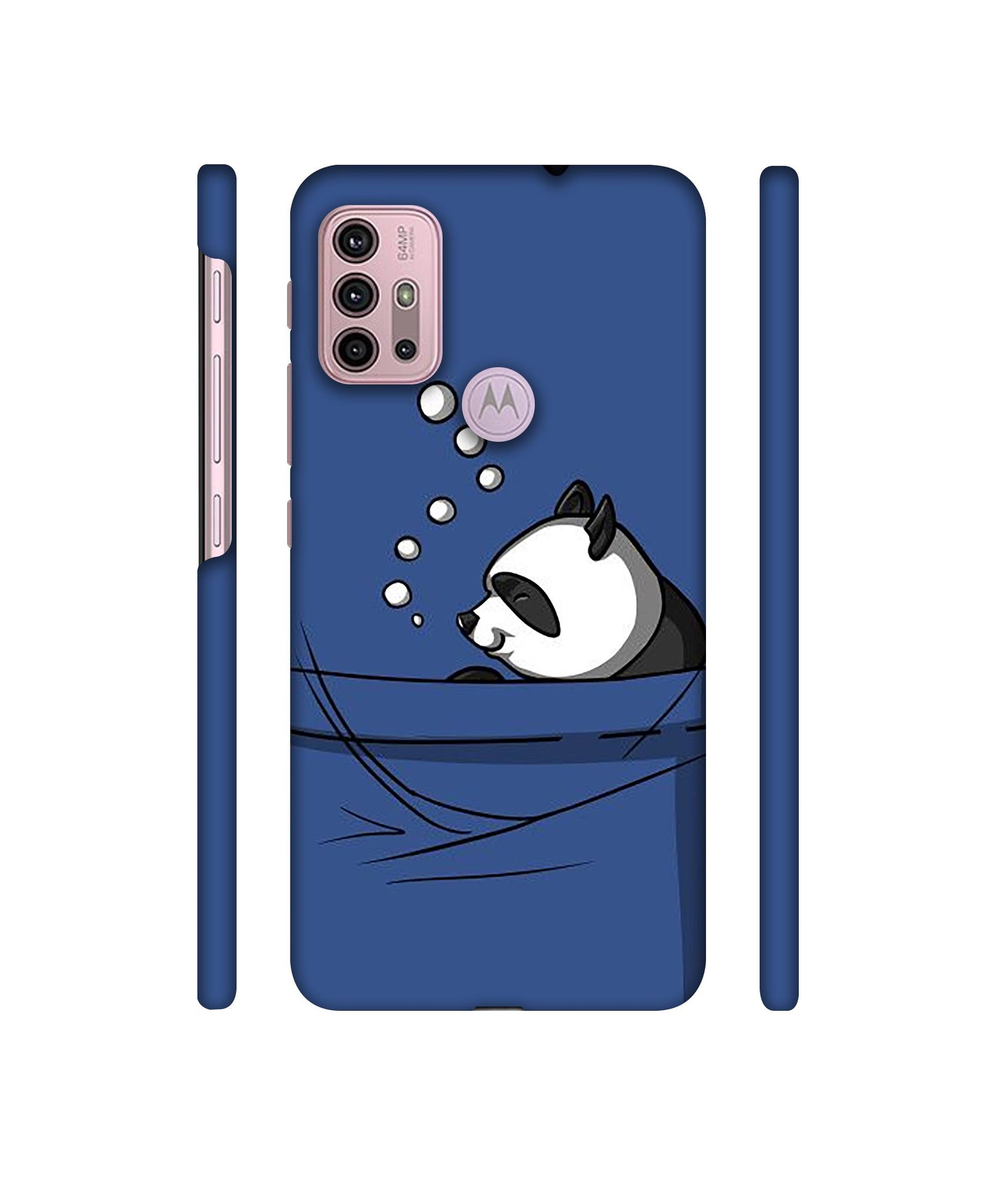 Lasy Panda Designer Hard Back Cover for Motorola Moto G30 / Moto G10 Power