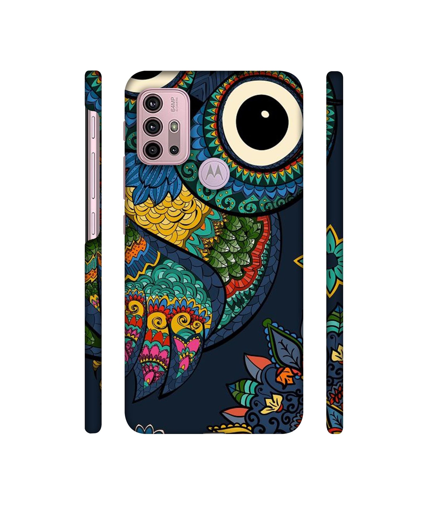 Owl Designer Hard Back Cover for Motorola Moto G30 / Moto G10 Power