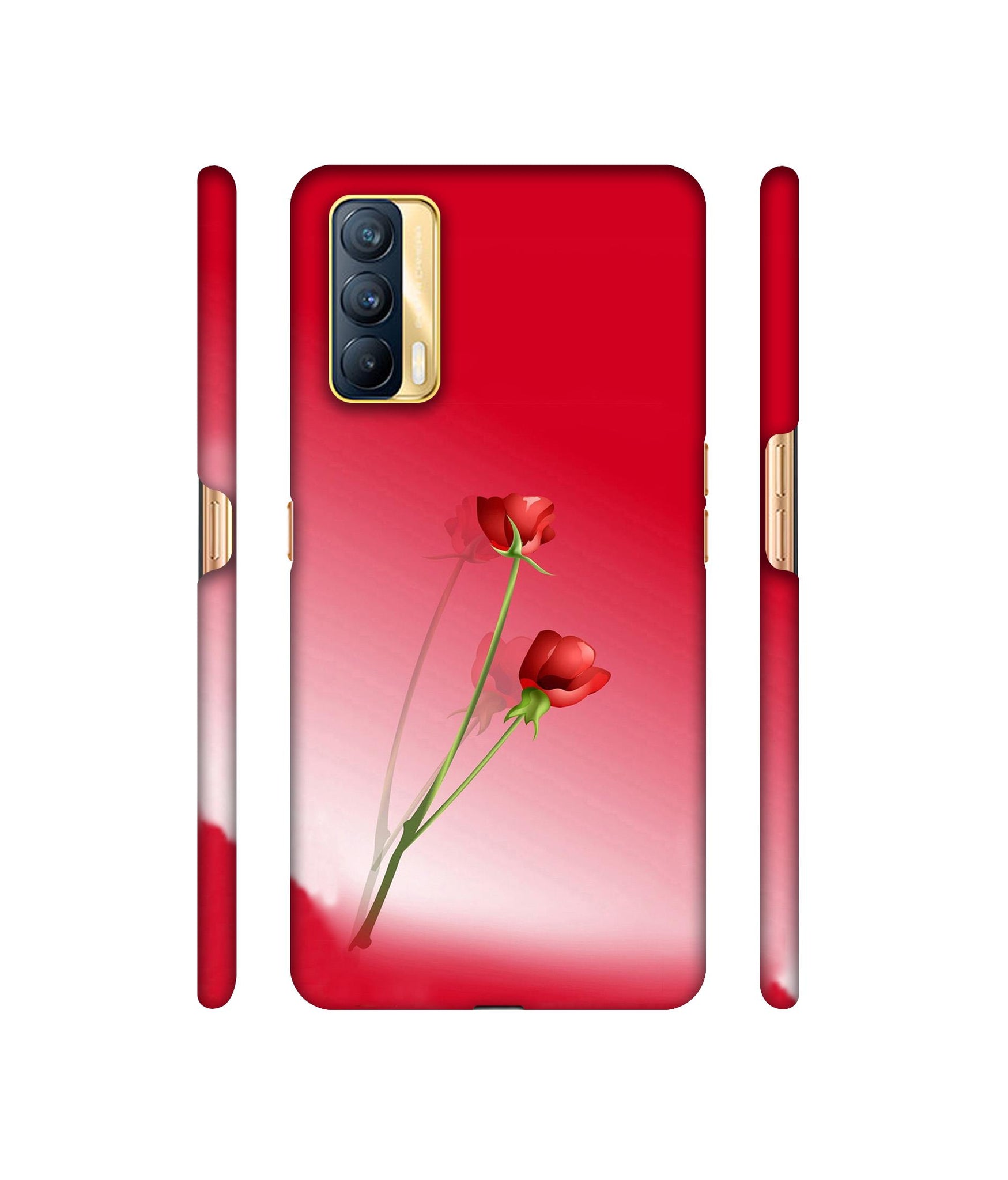 Red Roses Designer Hard Back Cover for Realme X7 5G