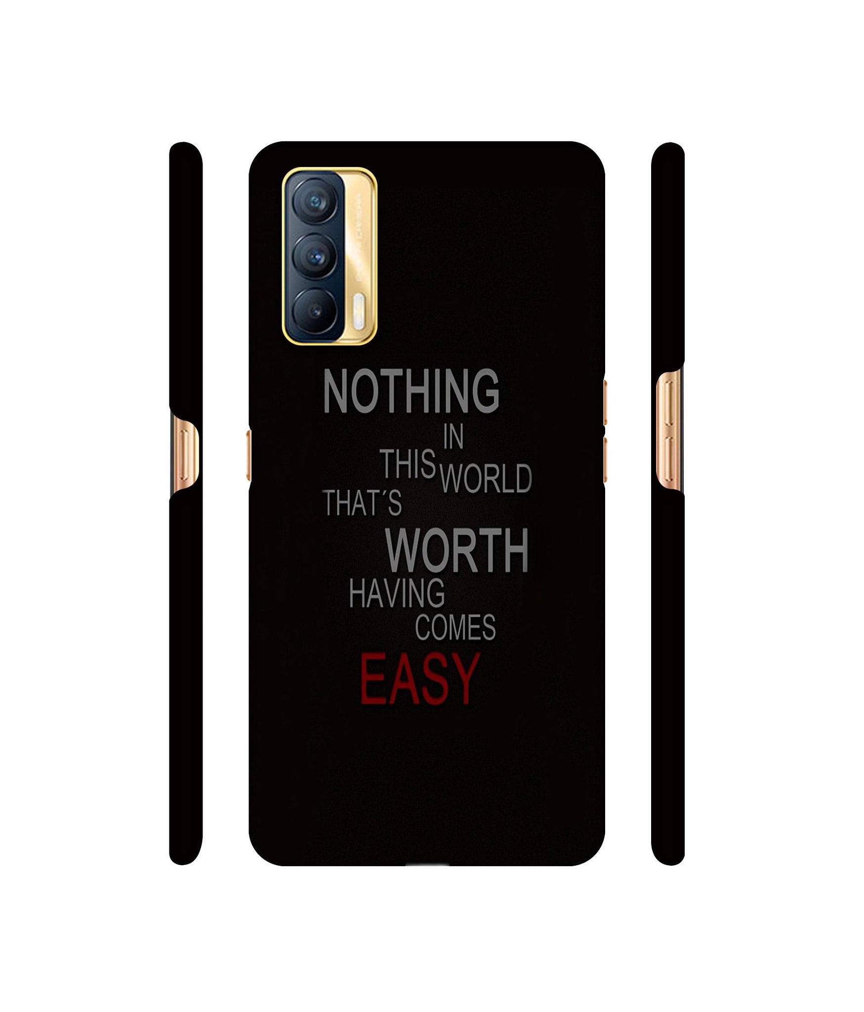 Life Quotes Designer Hard Back Cover for Realme X7 5G