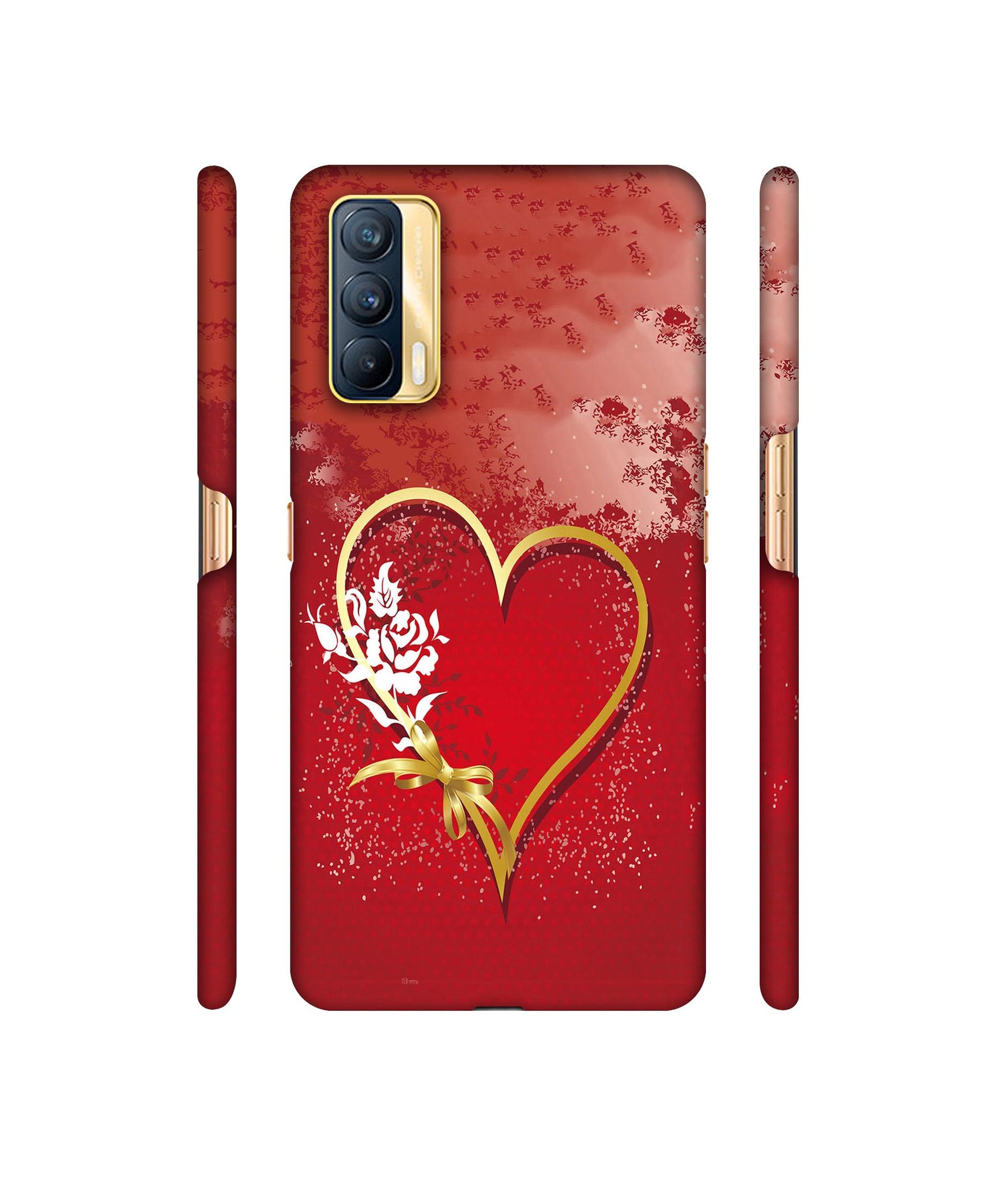Love Rose Designer Hard Back Cover for Realme X7 5G