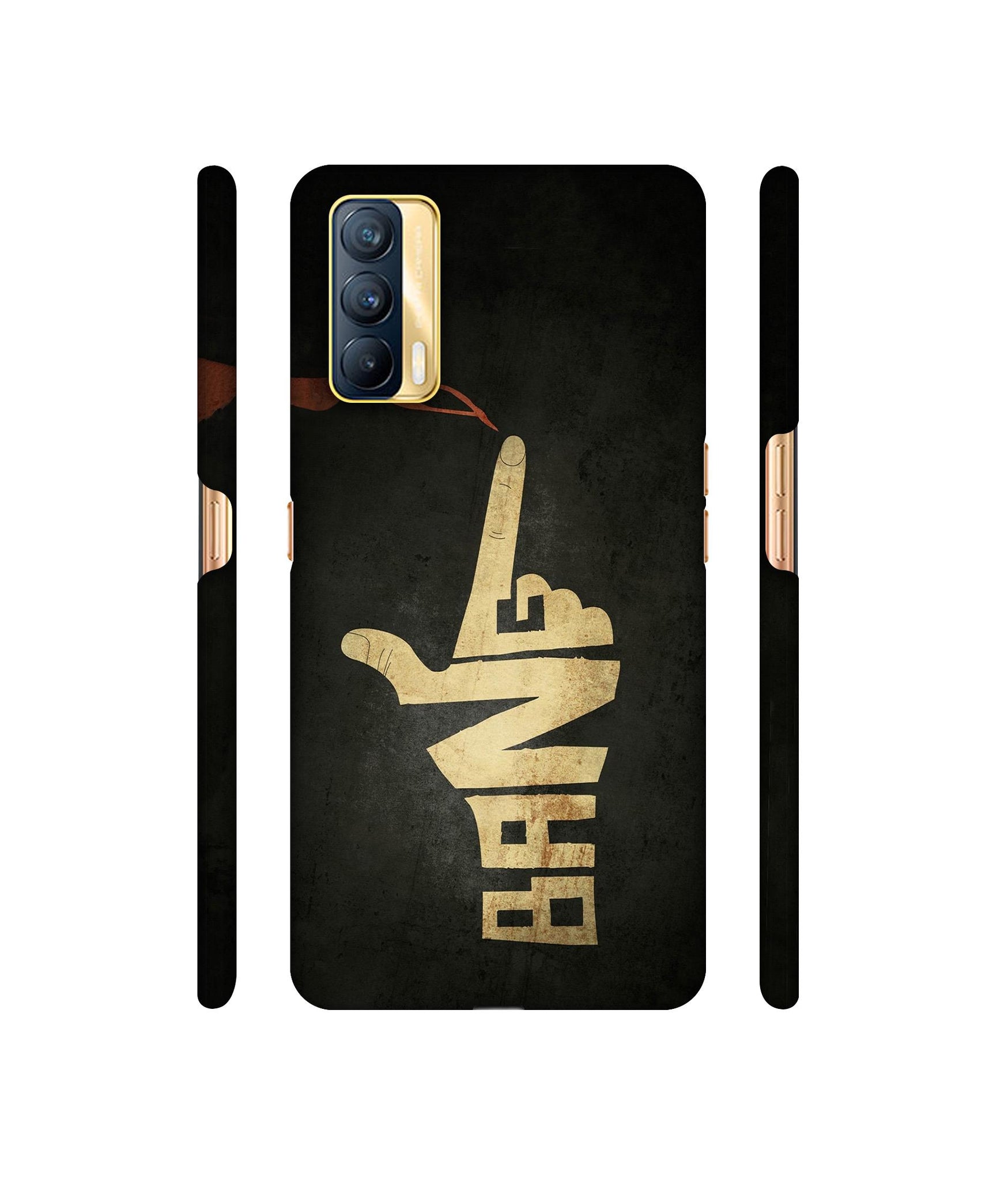 Pointing Designer Hard Back Cover for Realme X7 5G