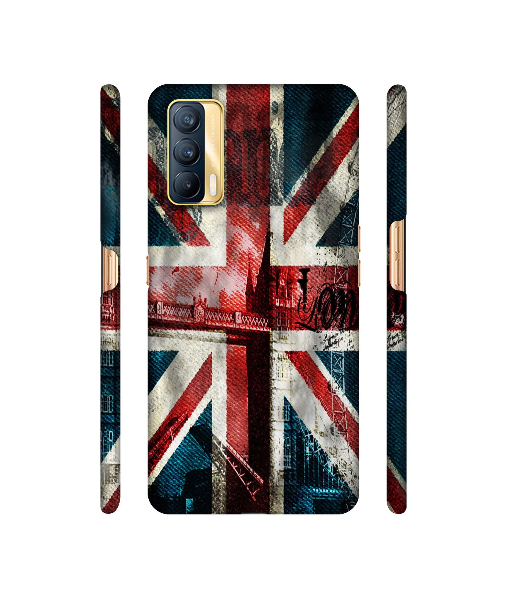 London Flag wallpaper Designer Hard Back Cover for Realme X7 5G