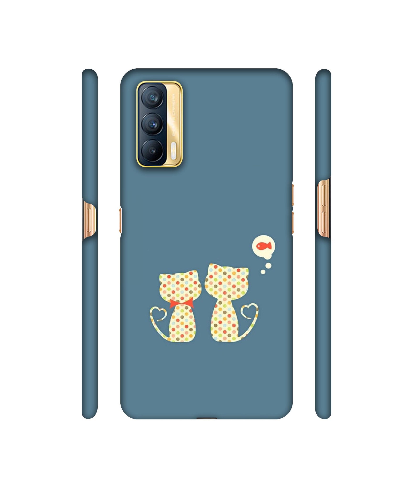 Fish On Mind Print Designer Hard Back Cover for Realme X7 5G